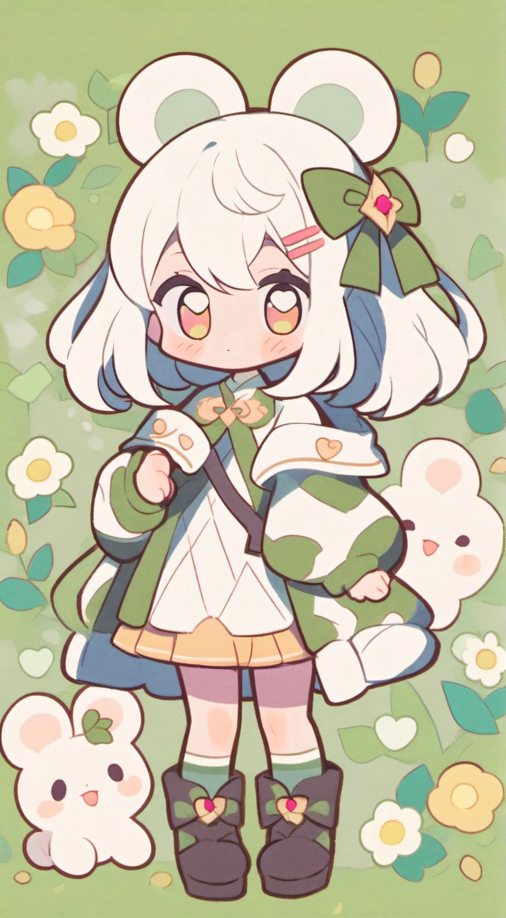 ai character: чиби background