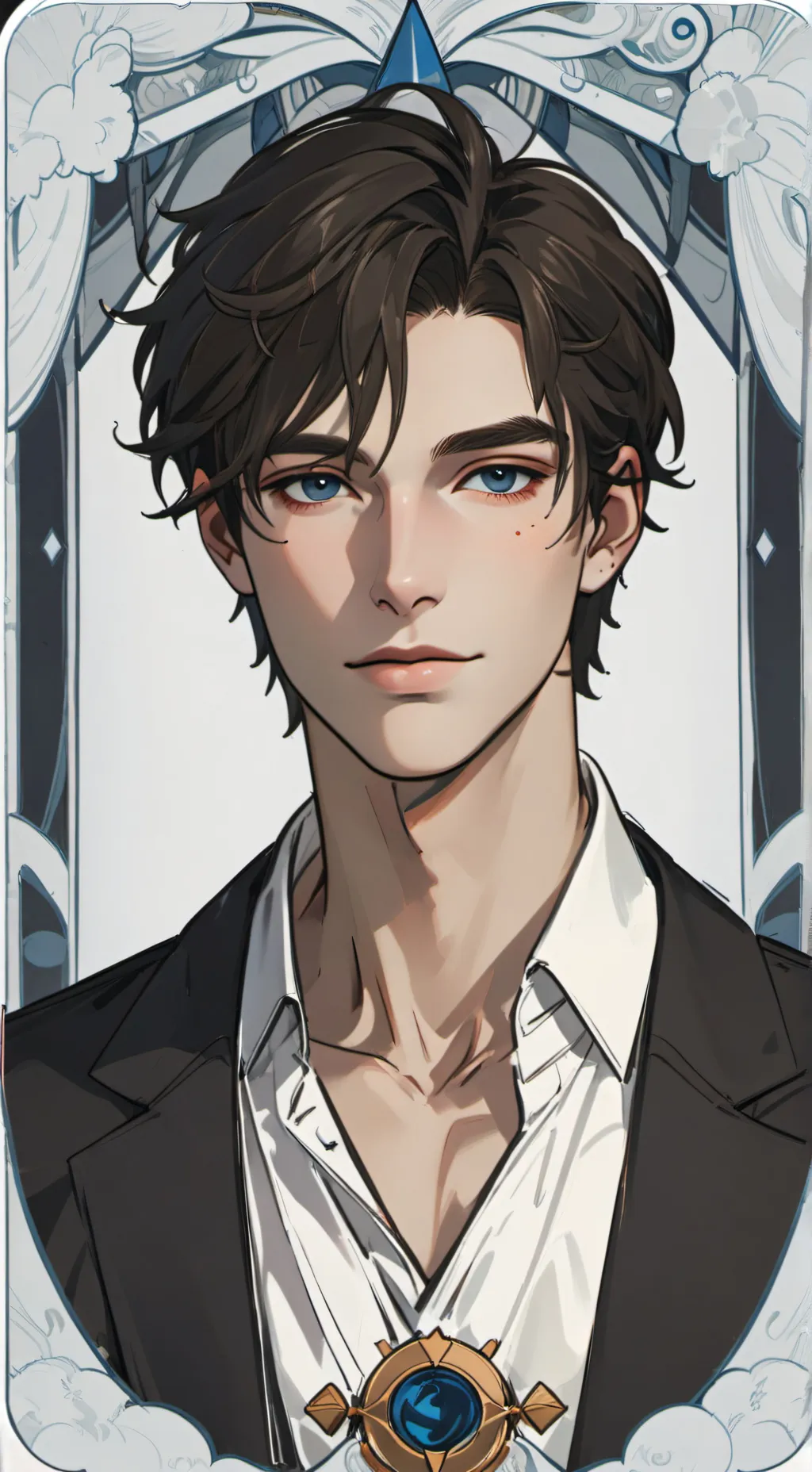 ai character: Zorro de las Sombr background