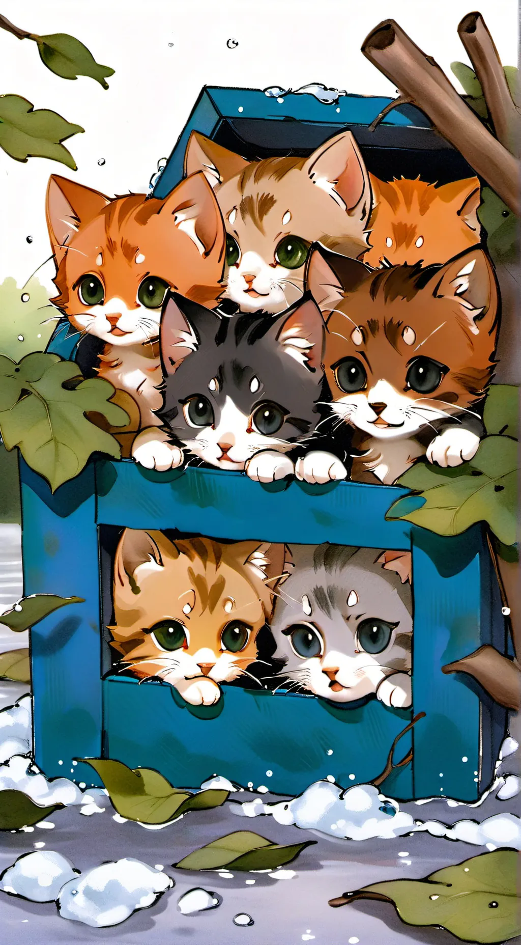 ai character: FLOOD background