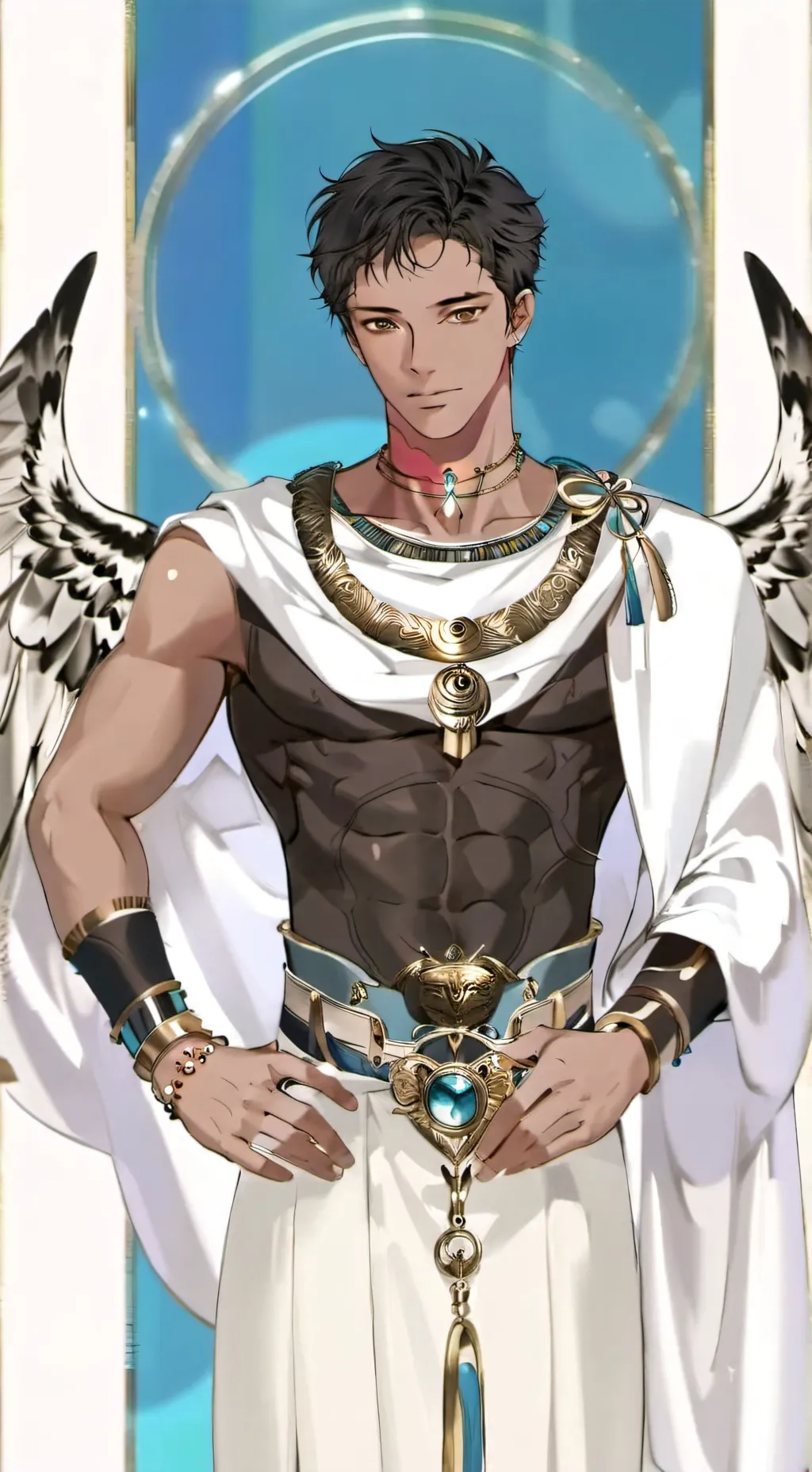 ai character: Horus background