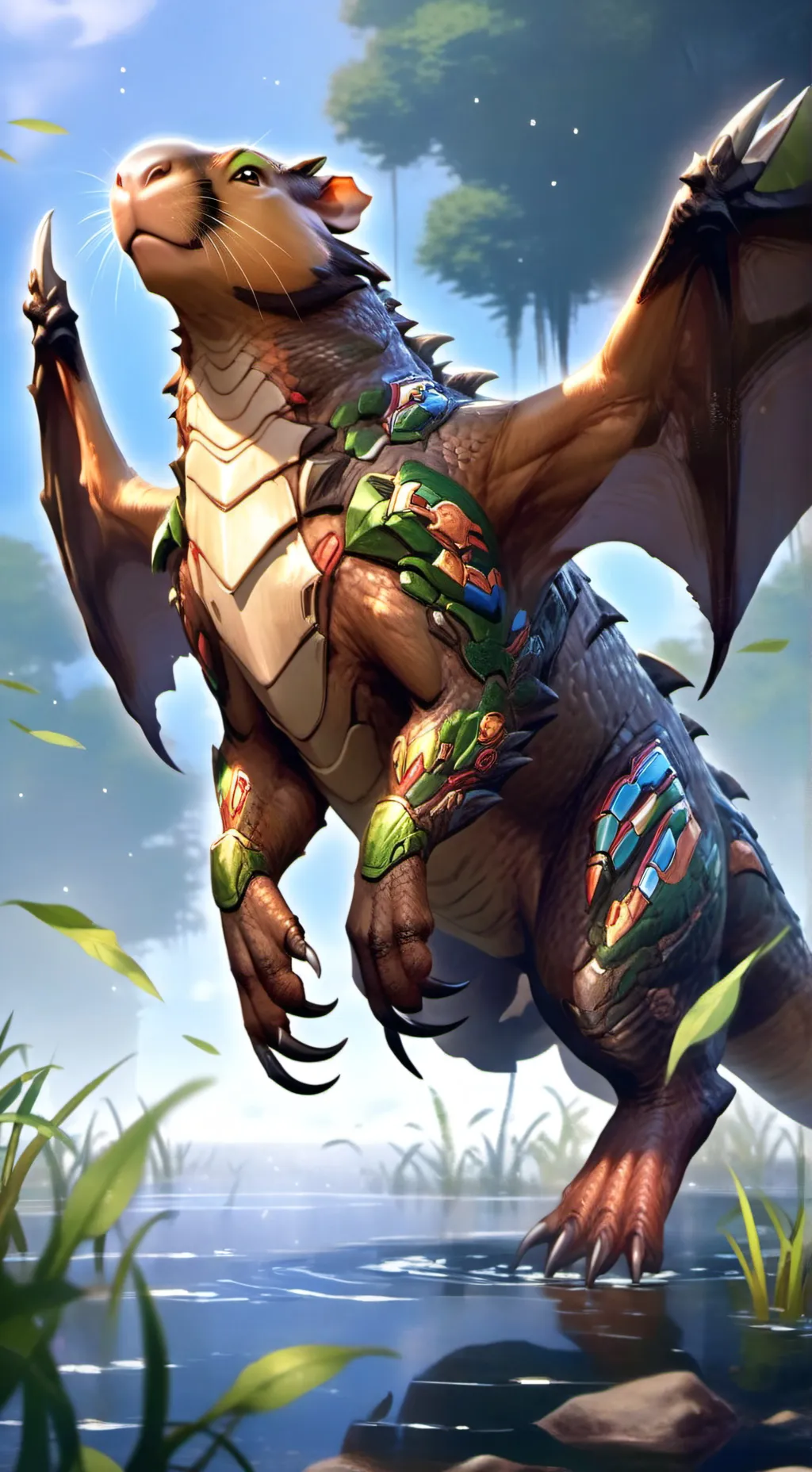 ai character: Минни background