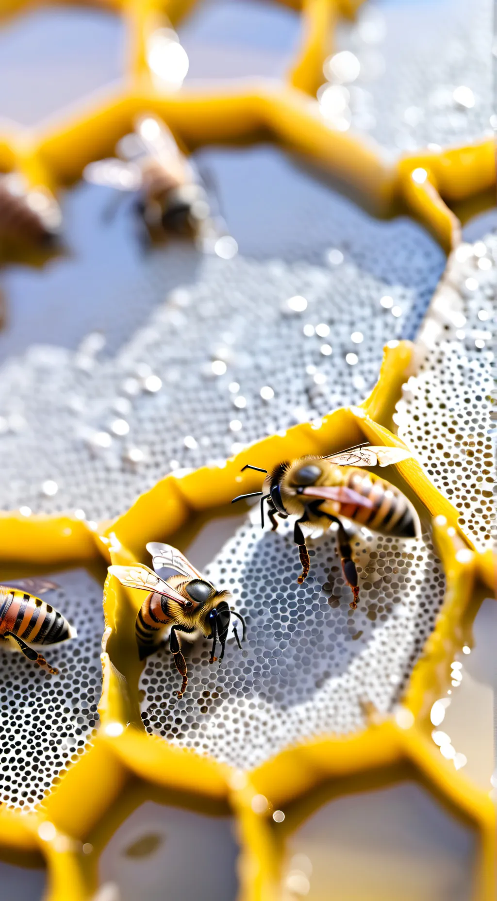 ai character: A beehive background