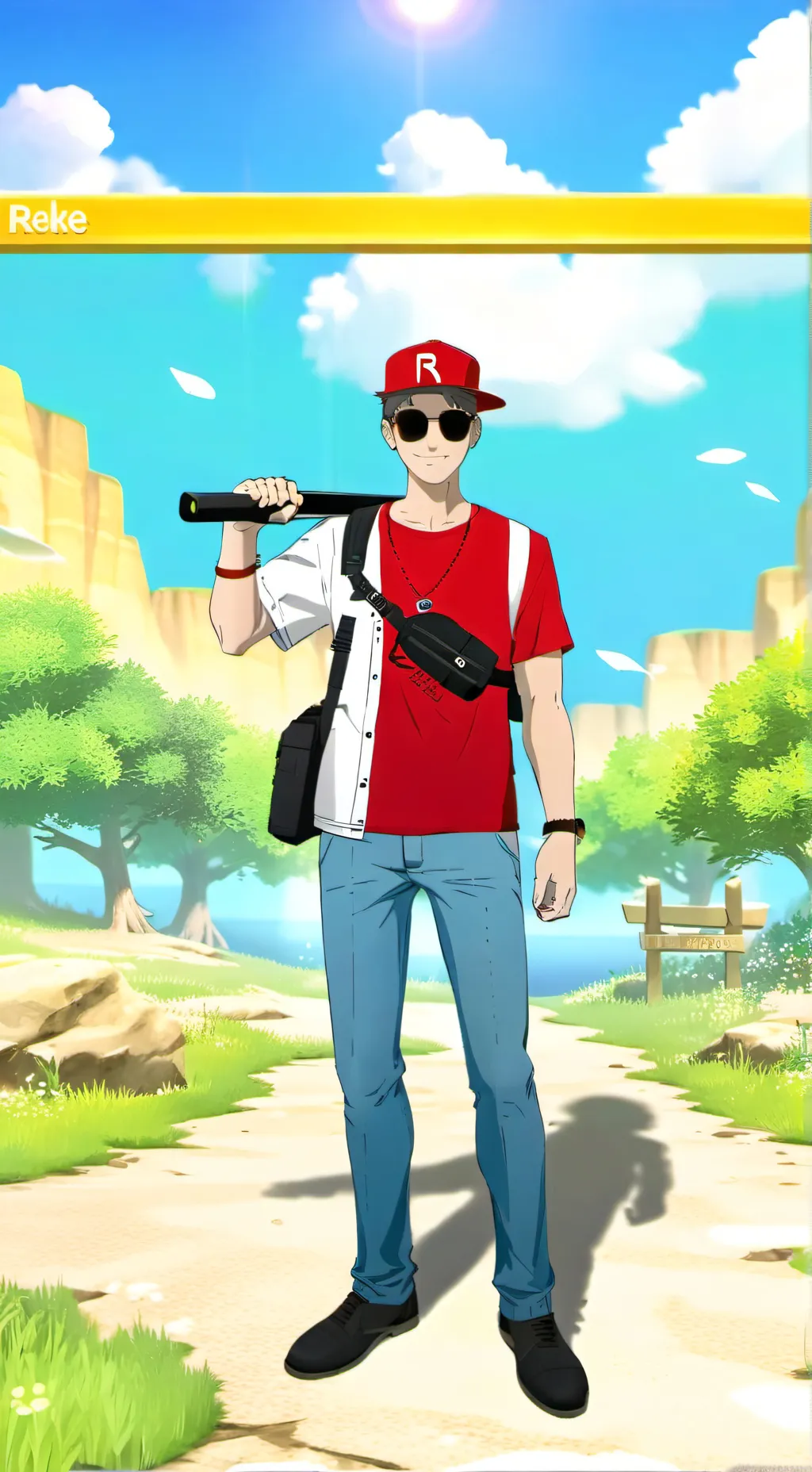 ai character: build and battle  background