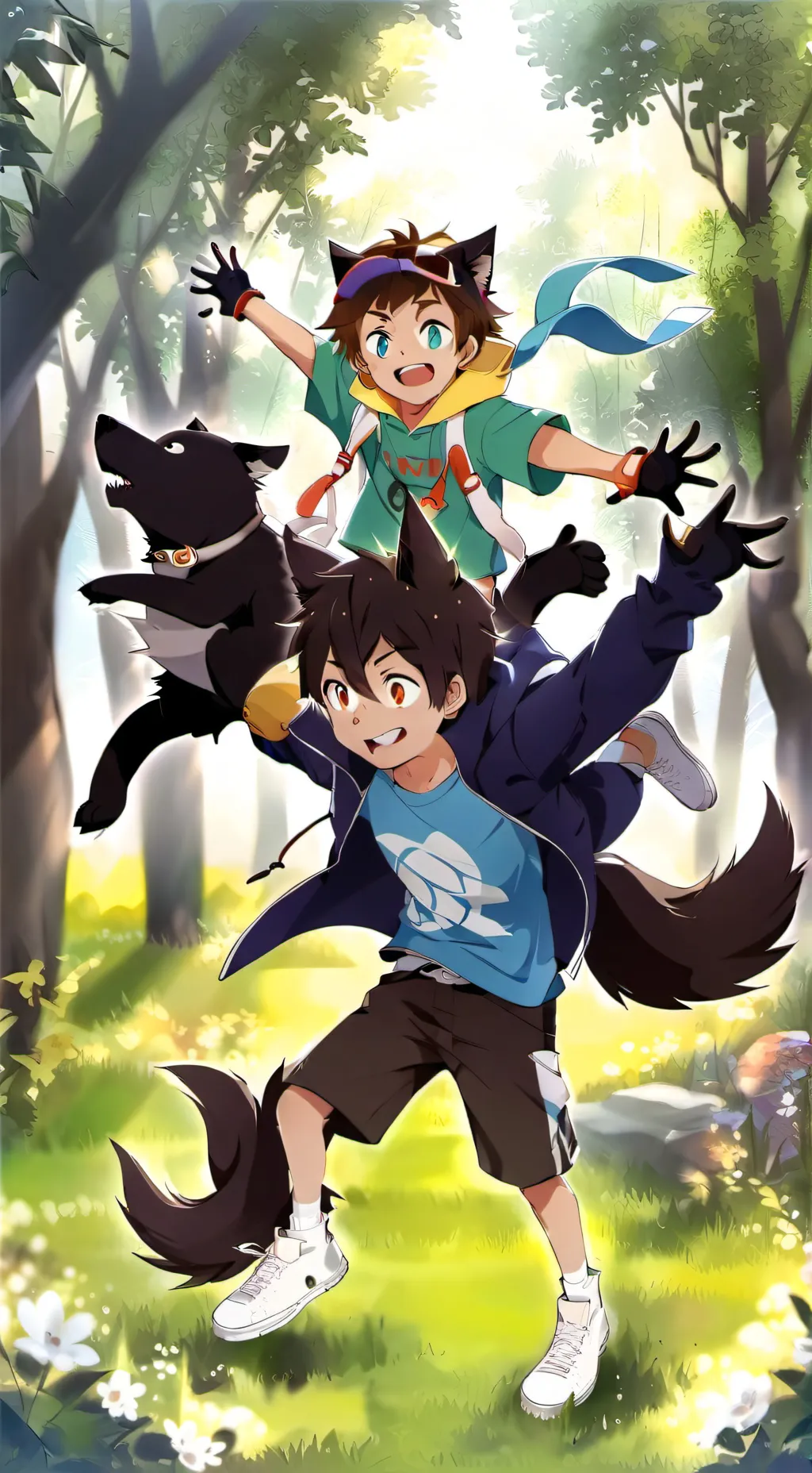 ai character: Leo background