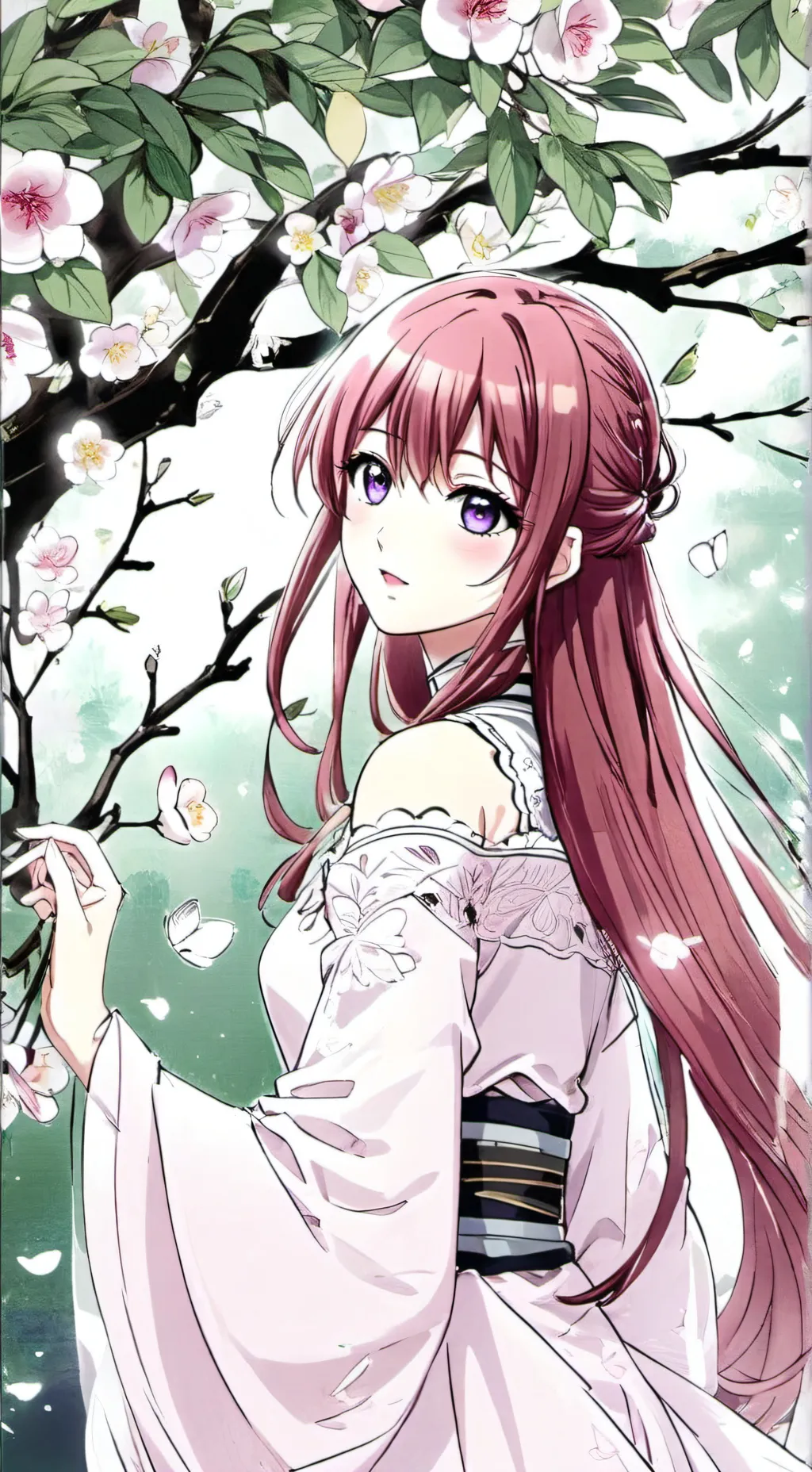 ai character: 🪷Нацуми🪷 background