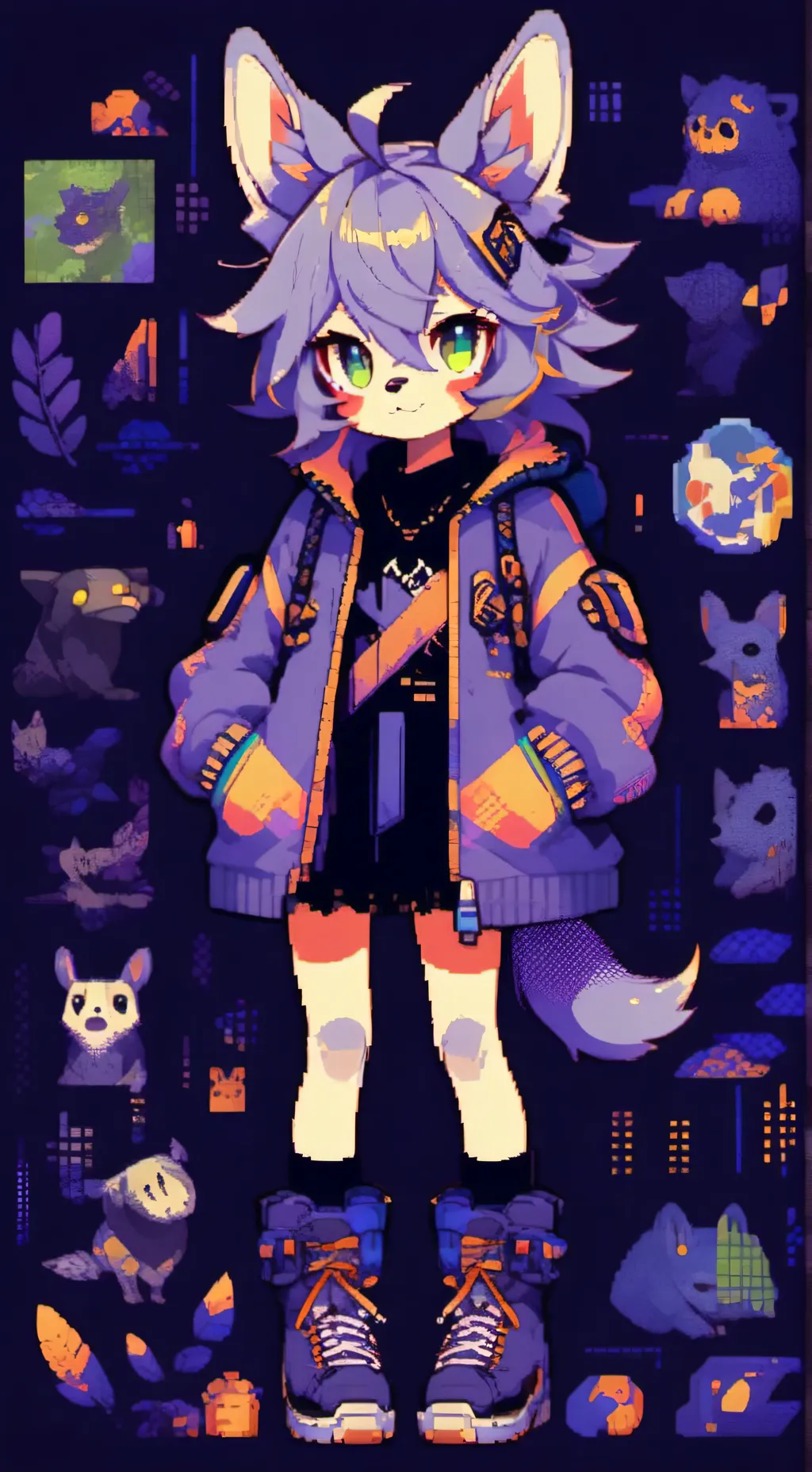 ai character: Vesper background