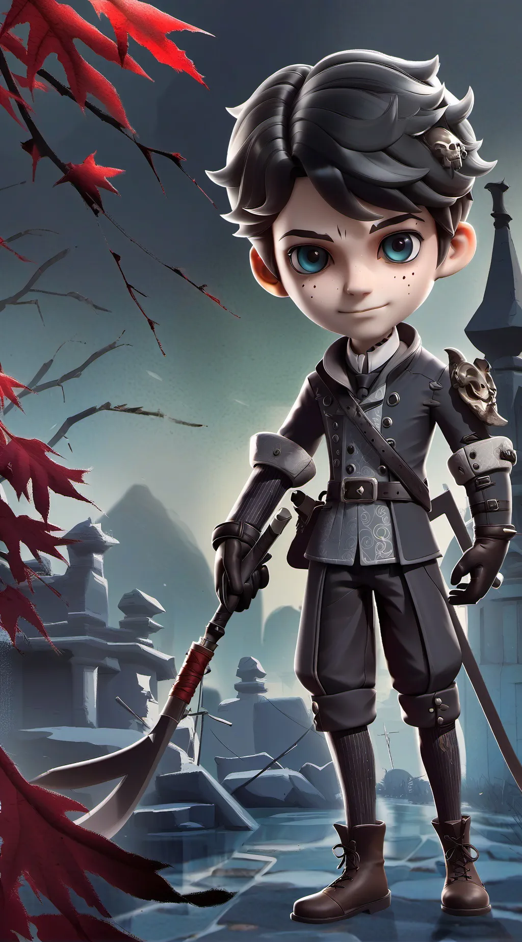 ai character: Nn background