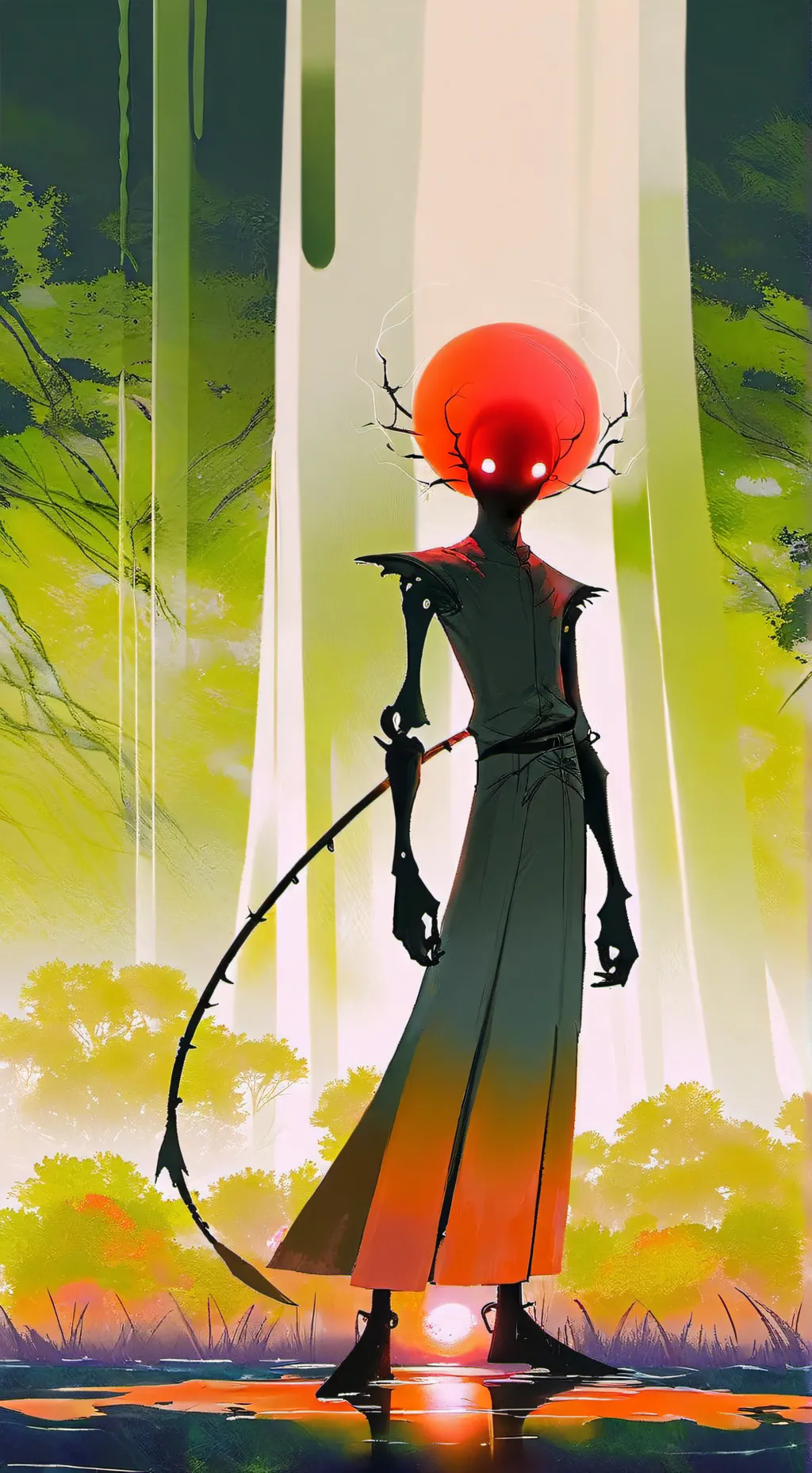 ai character: Azurael background