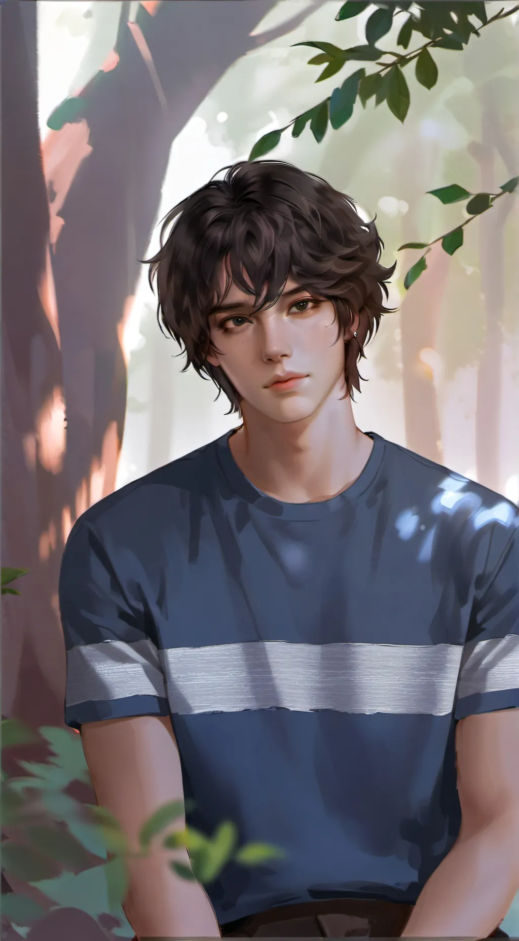 ai character: Adrián Valen background