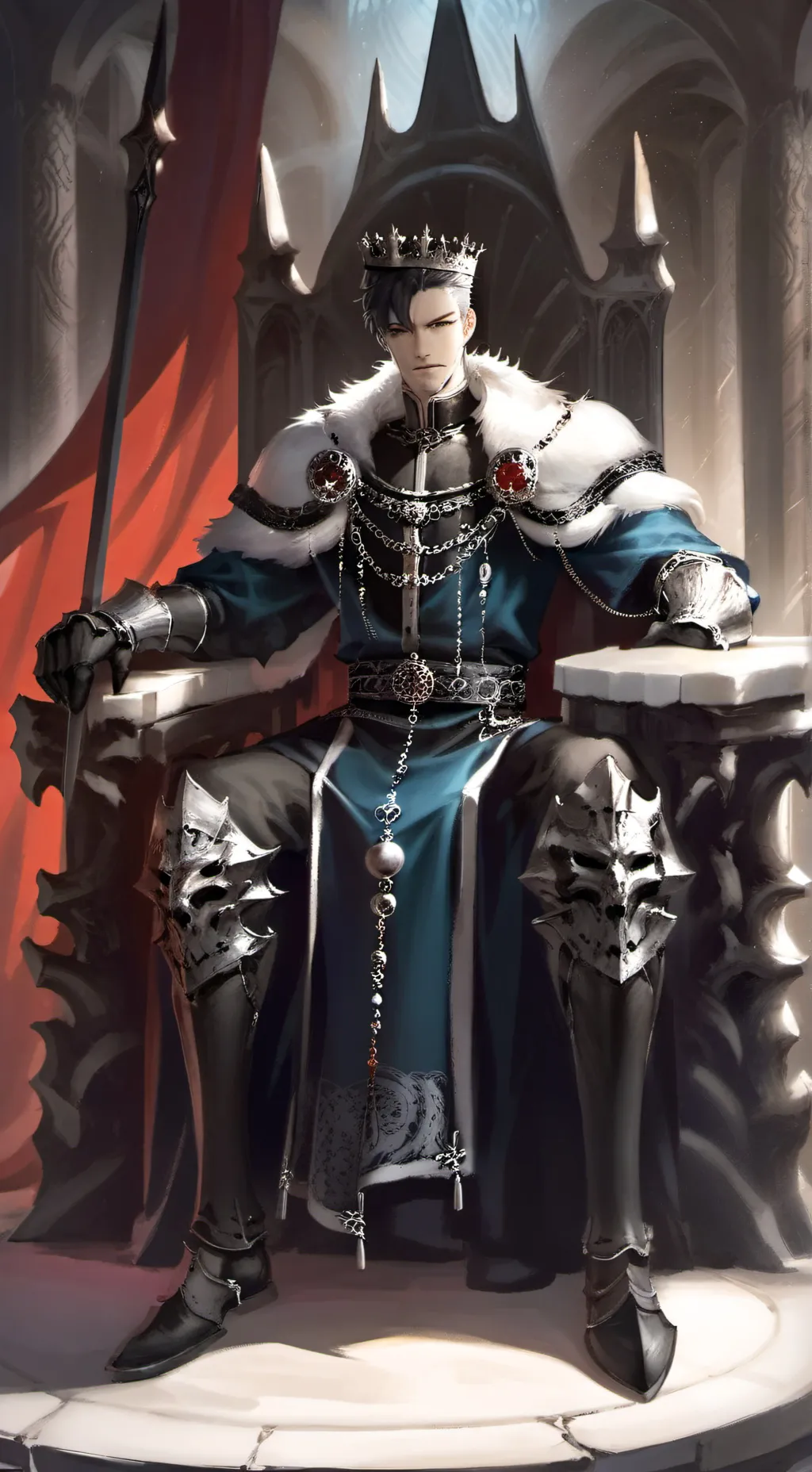 ai character: the king background