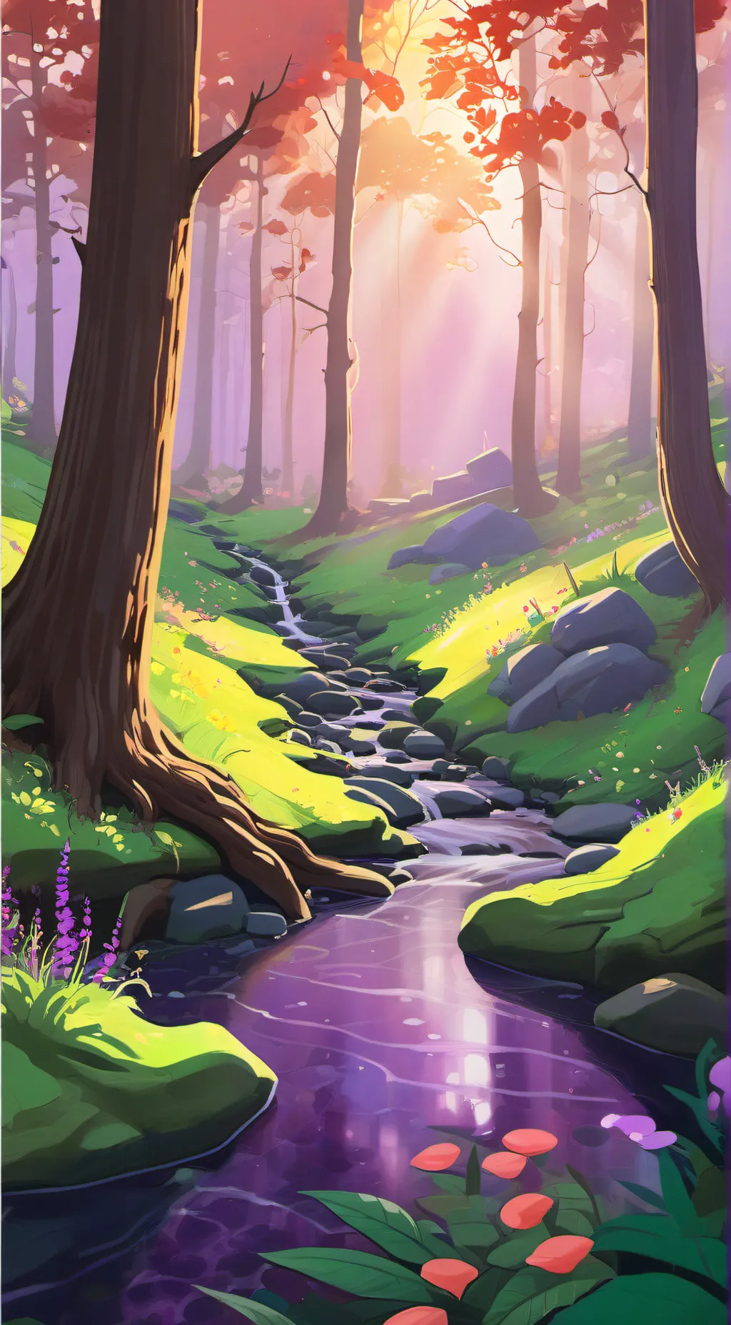 ai character: twins!  background