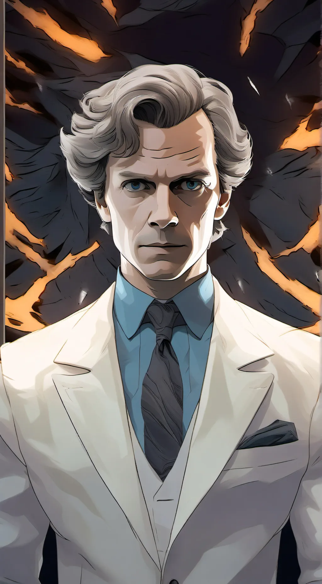 ai character: Stranger things background