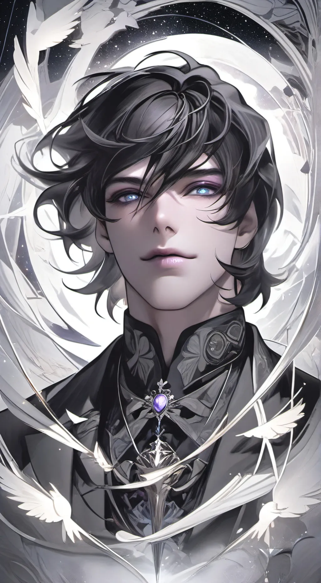 ai character: Andre  background