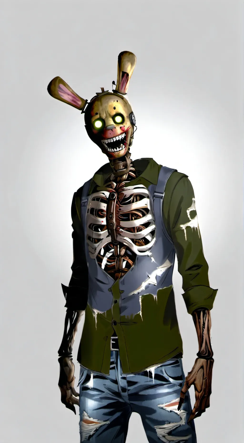 ai character: Springtrap × Dw background