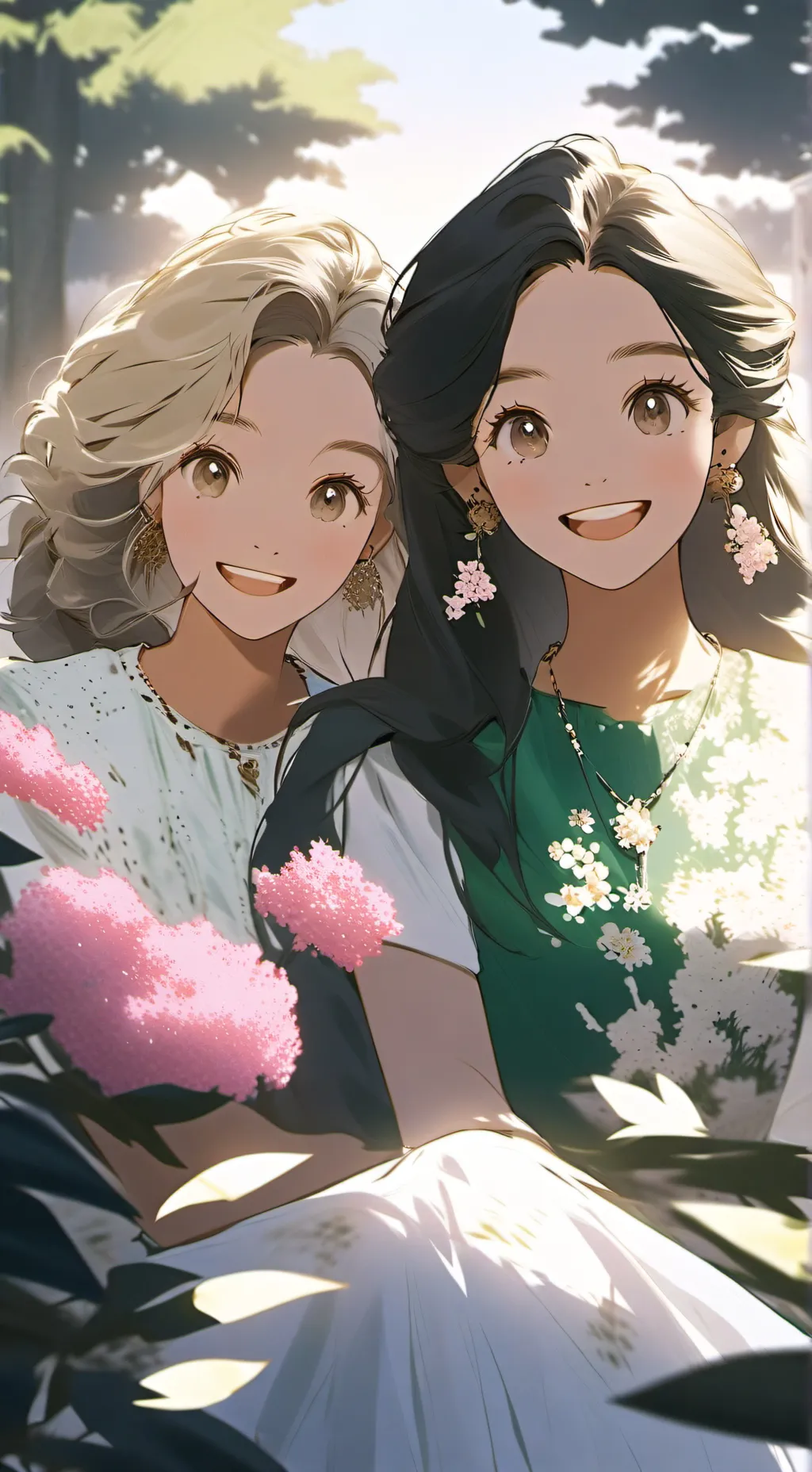 ai character: Venessa & Veronica background