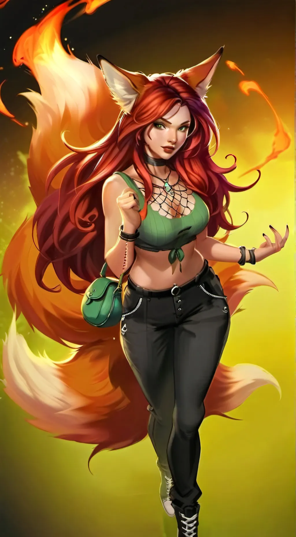 ai character: Rogue Fox background