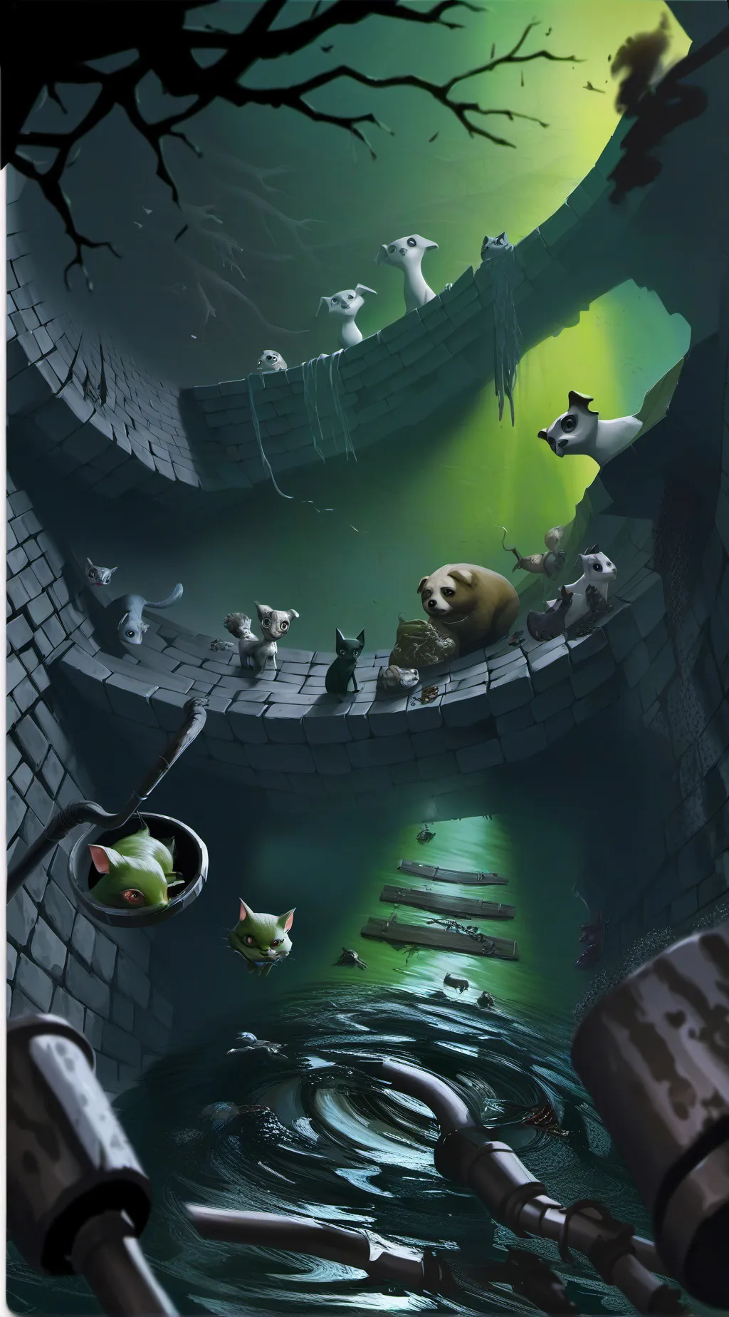 ai character: The killer pets background