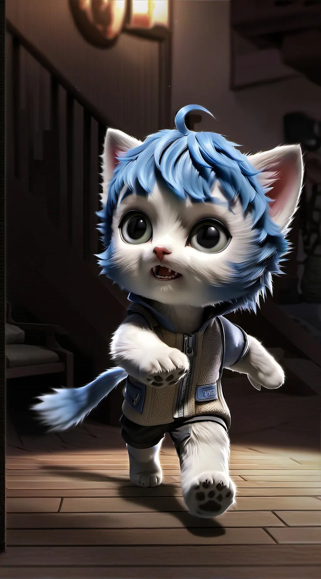 ai character: Лео background