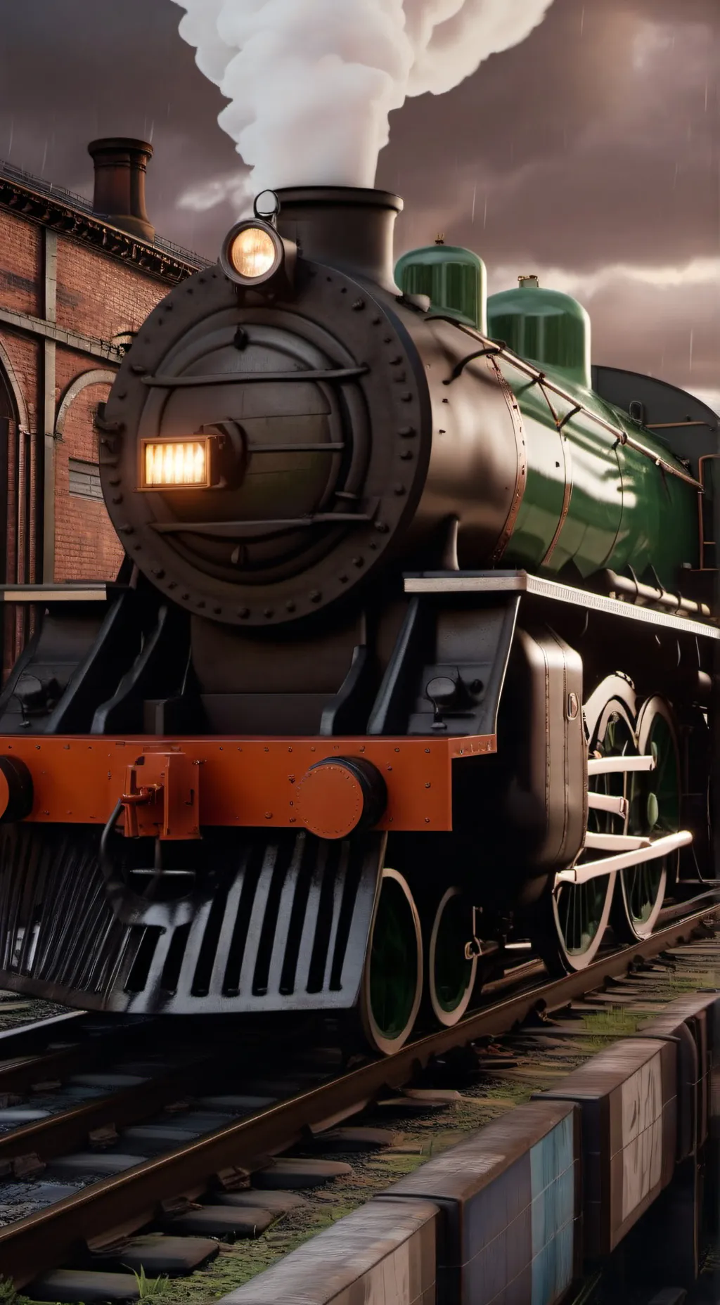 ai character: The Railways of cr background