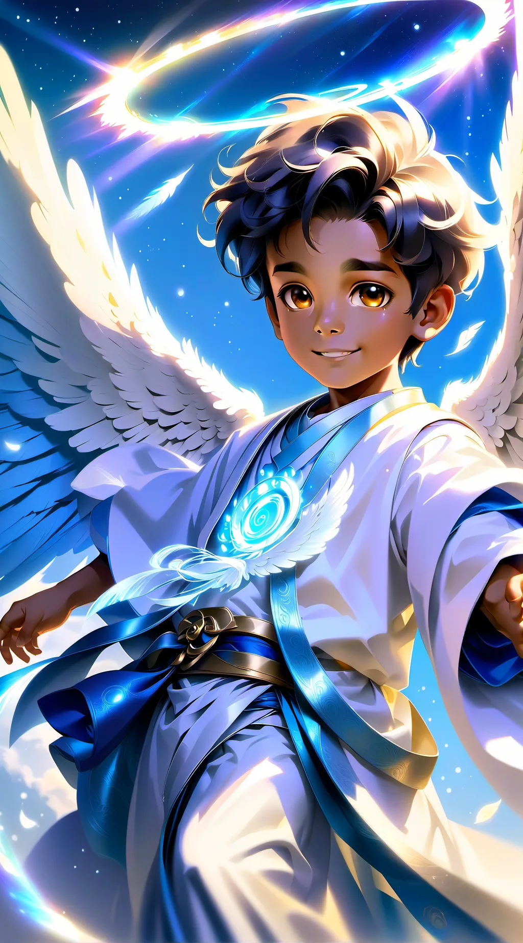 ai character: Arnold  background