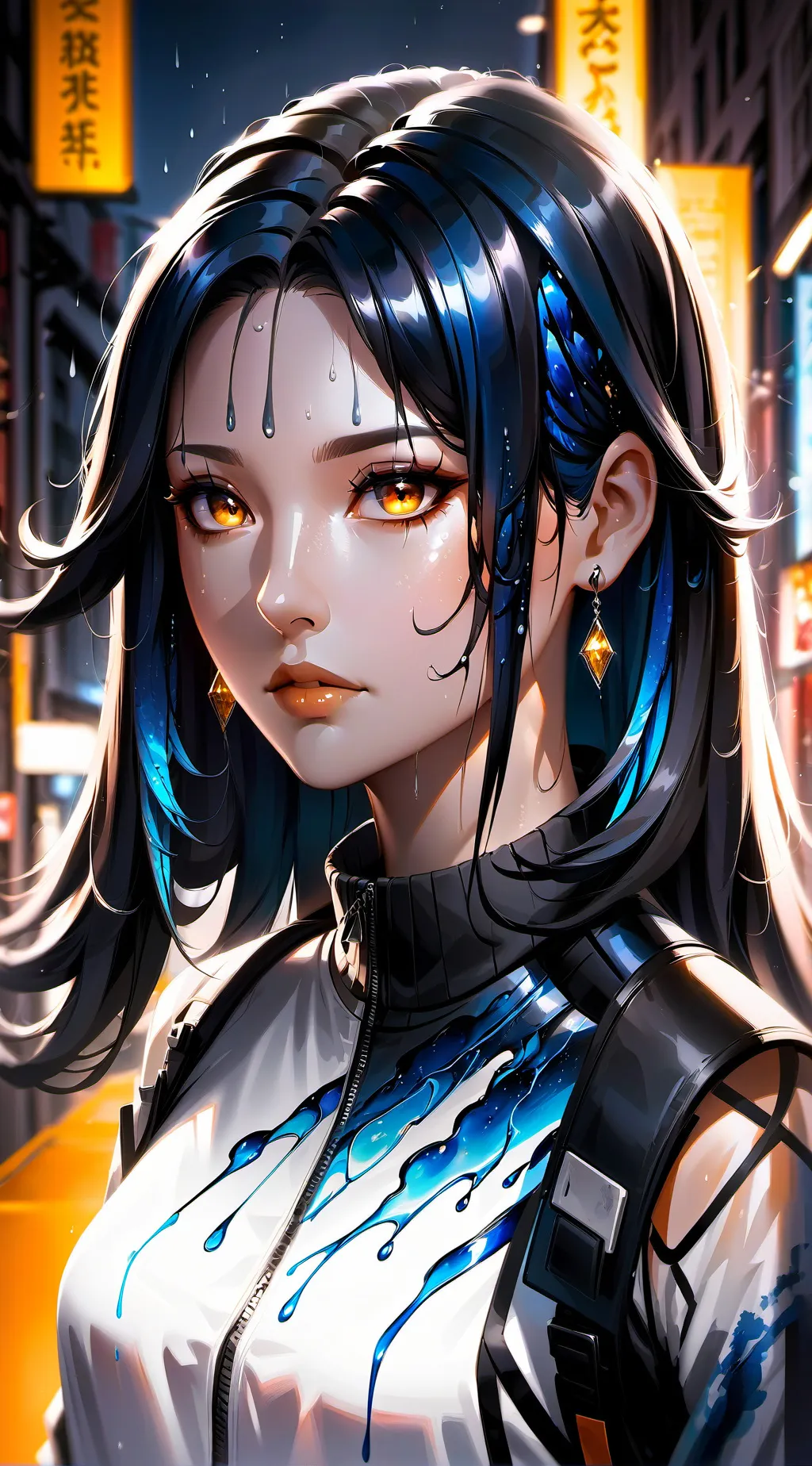 ai character: Amanda  background