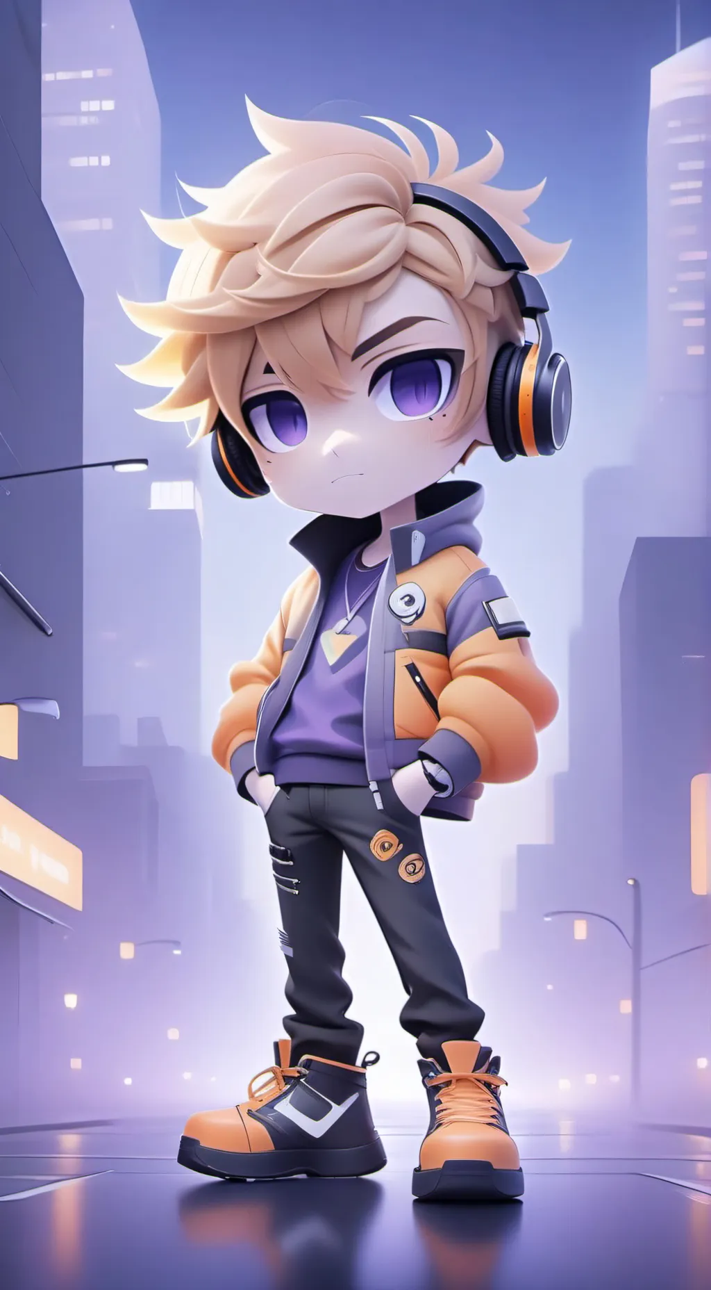 ai character: Oren background