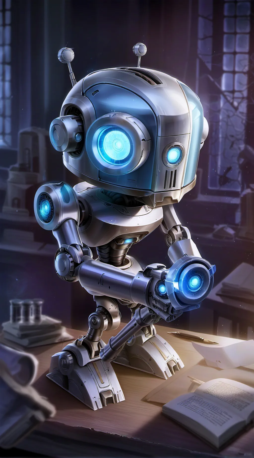 ai character: Therapy bot  background