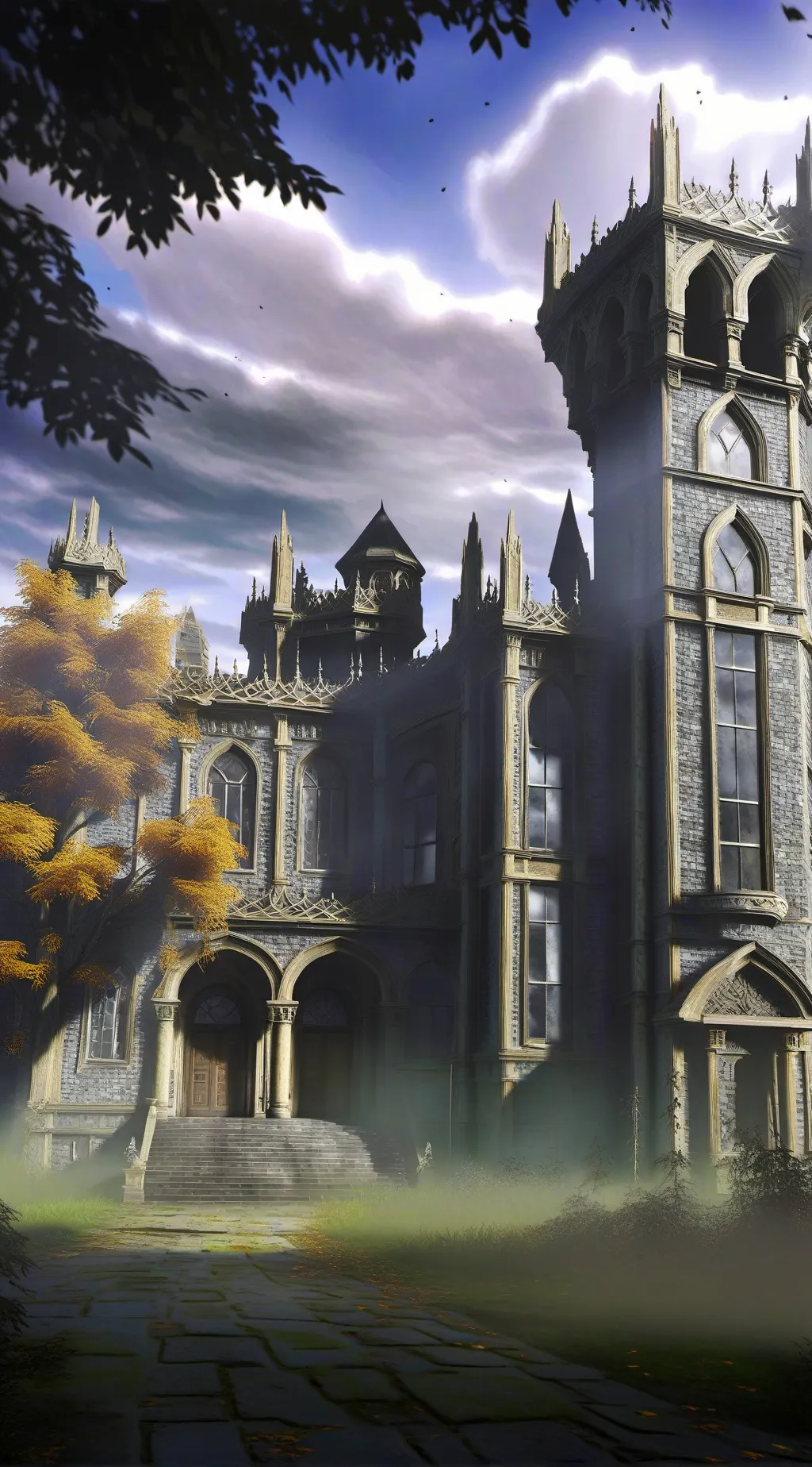 ai character: Nevermore acadamy background