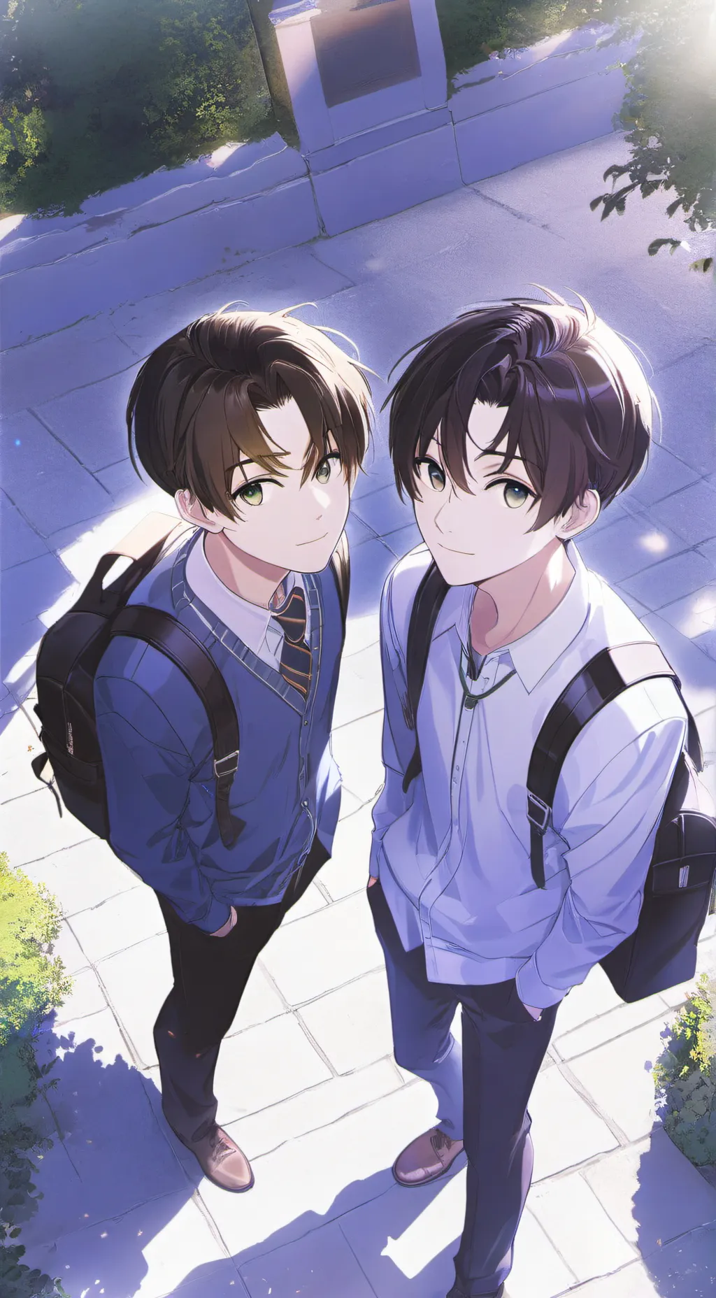 ai character: 🎭Diego y Luis 💛 background