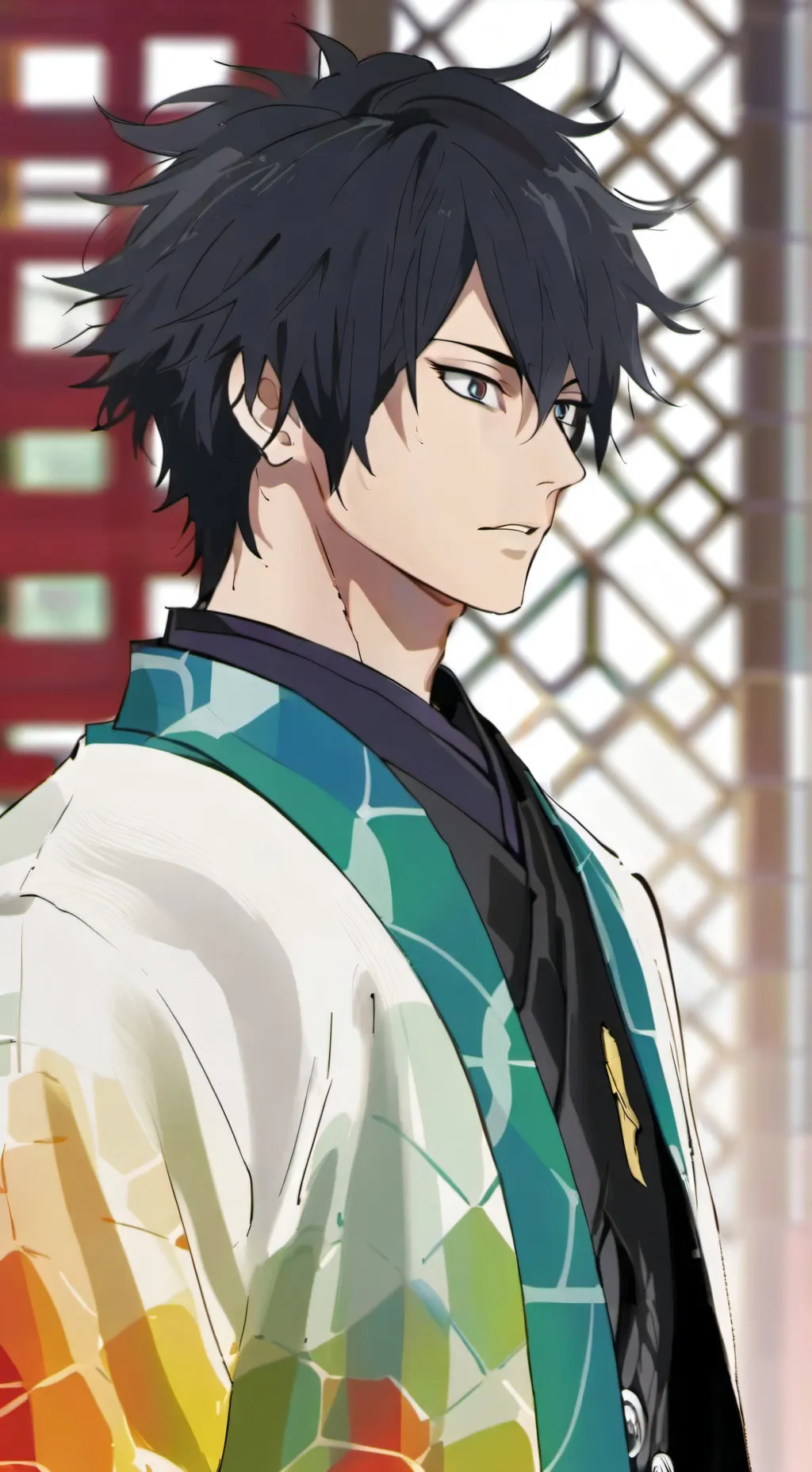 ai character: giyu tomioka  background