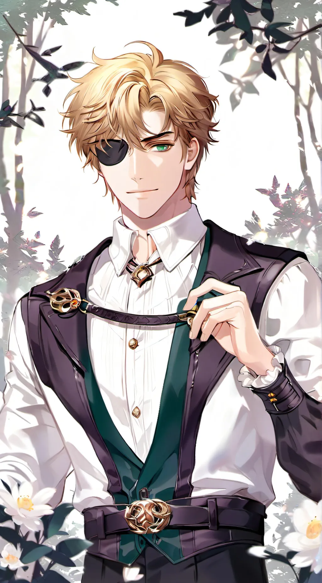 ai character: Coner  background