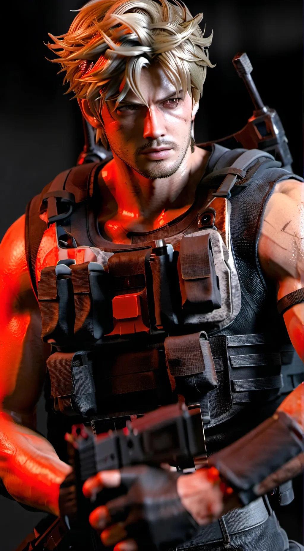 ai character: Leon Kenedy background