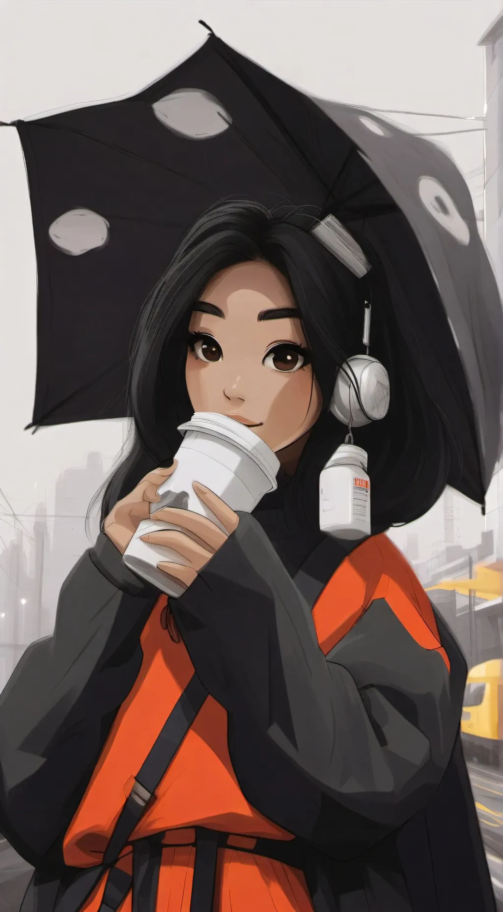 ai character: crystal background