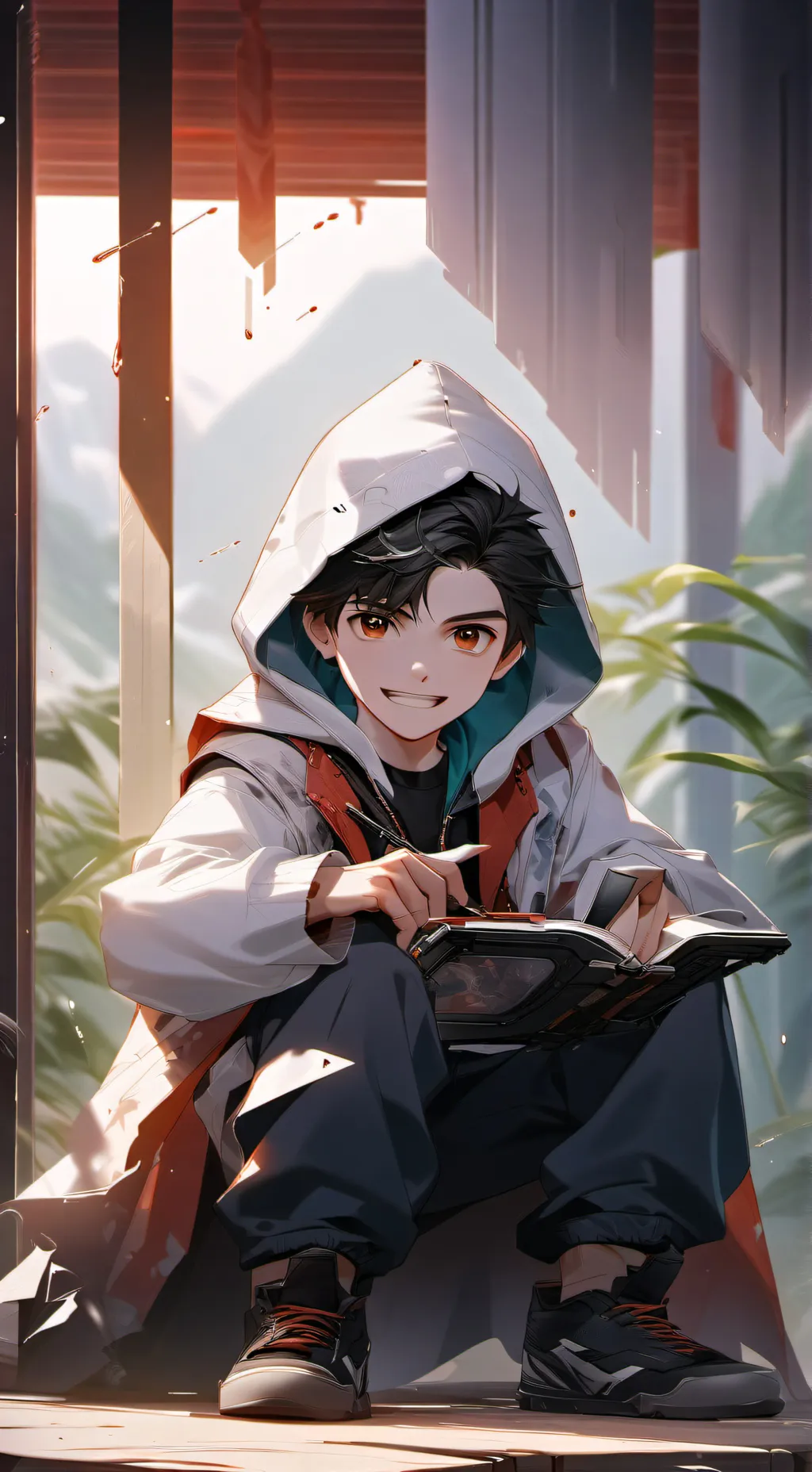 ai character: Annoying brother  background