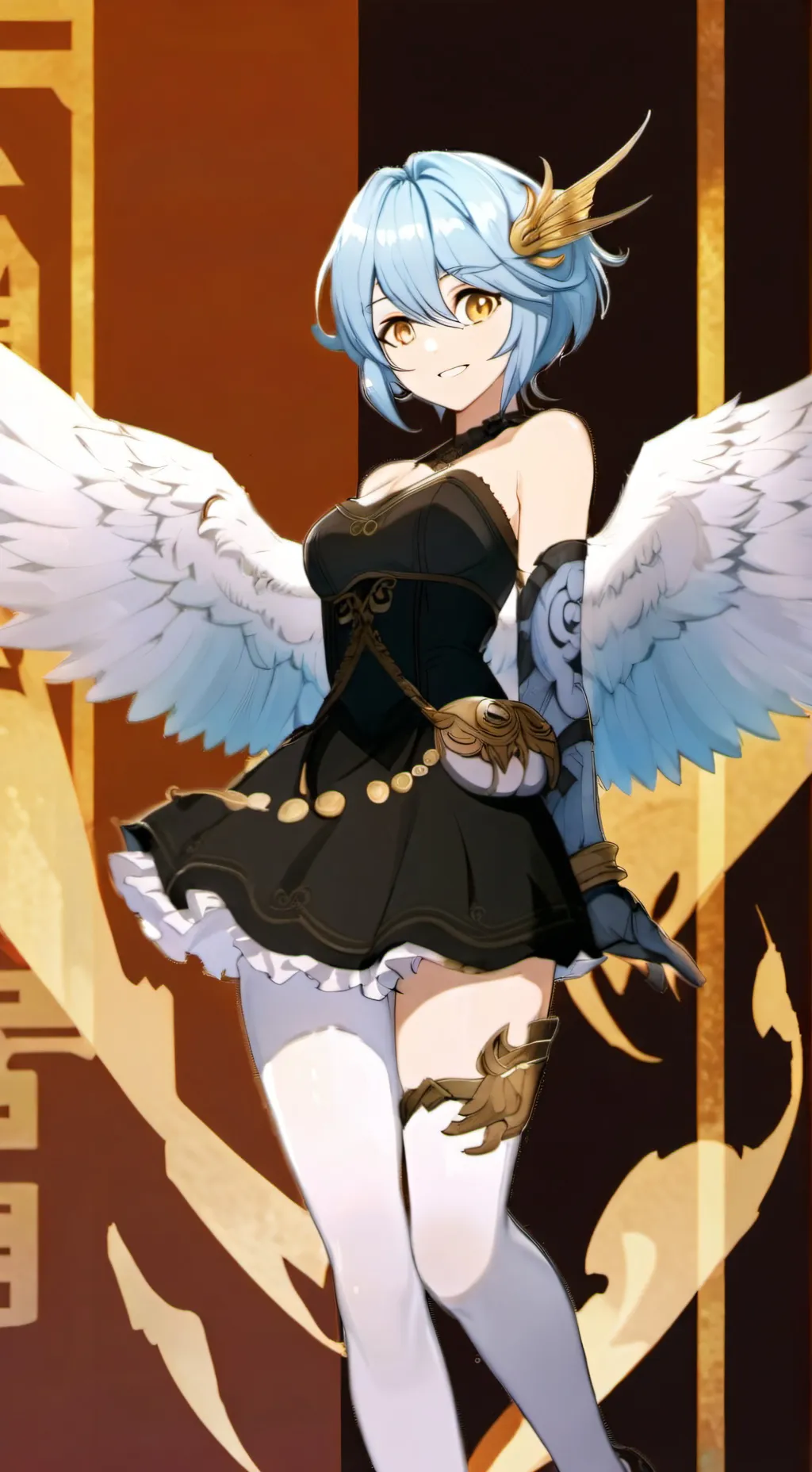 ai character: Eva  background