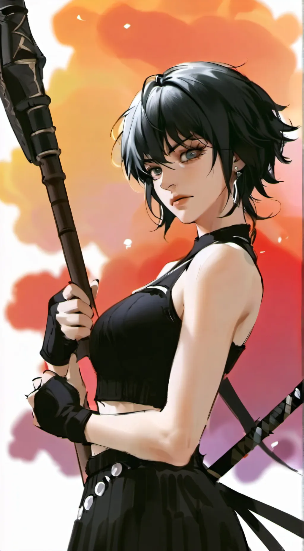 ai character: Sofia empresaria  background