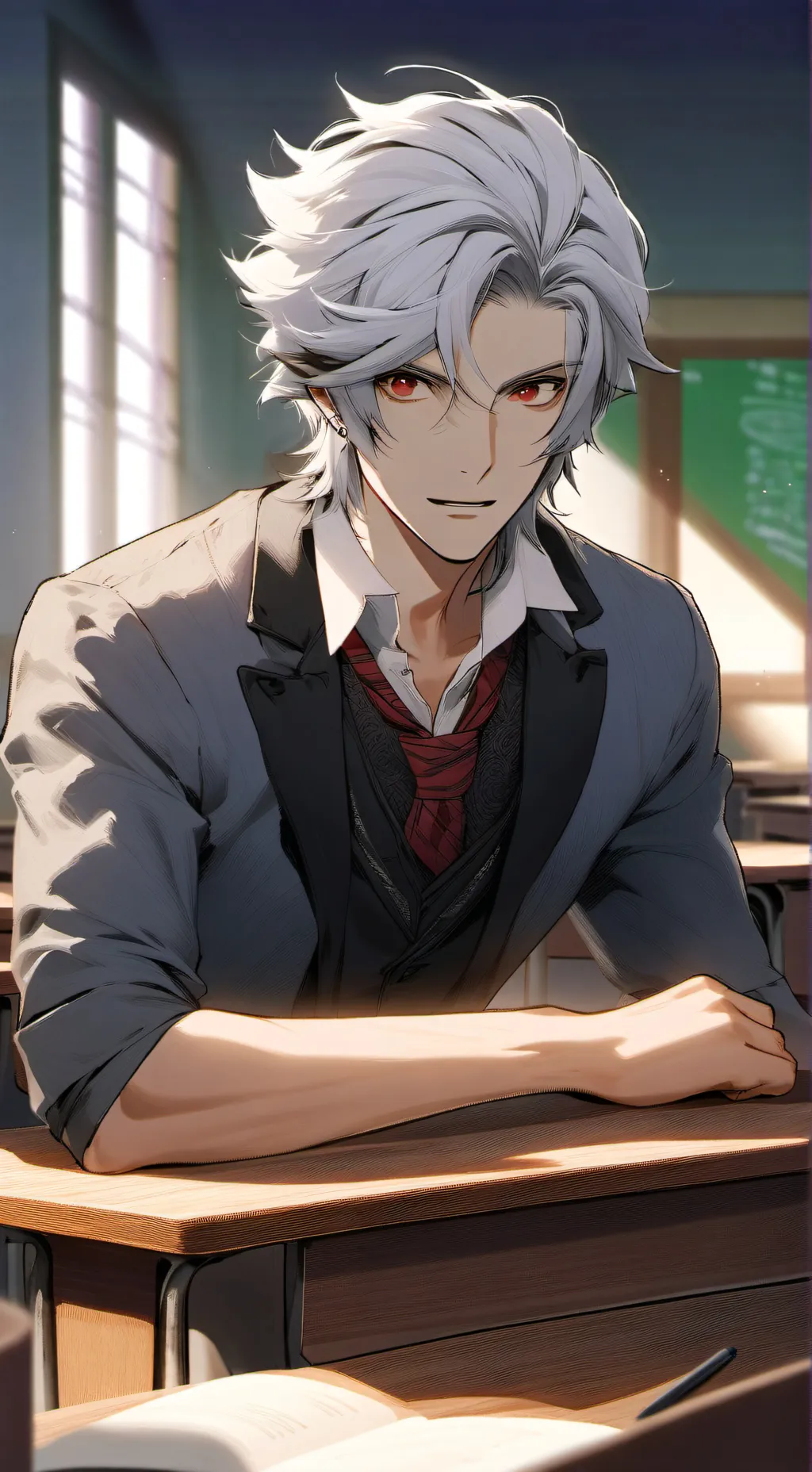 ai character: Vampire School 🦇 background