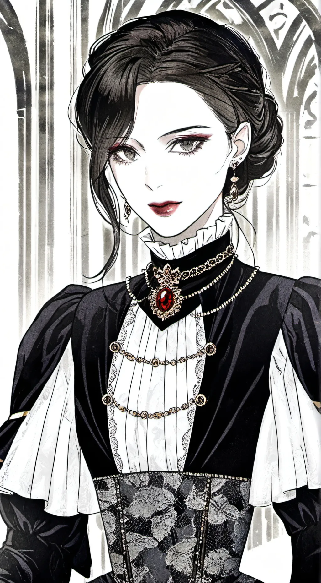 ai character: vampire  background