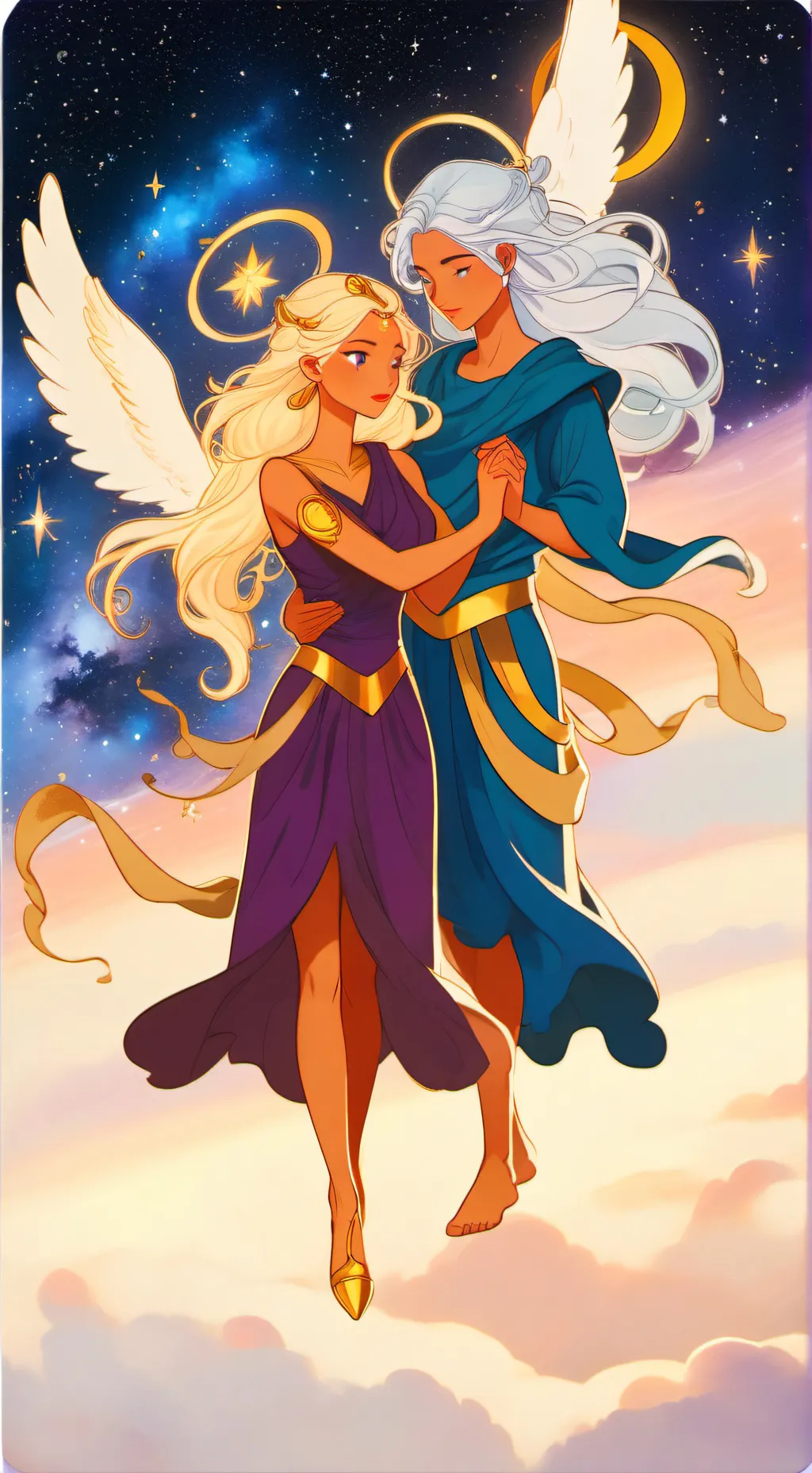 ai character: Lunar x Gemini background