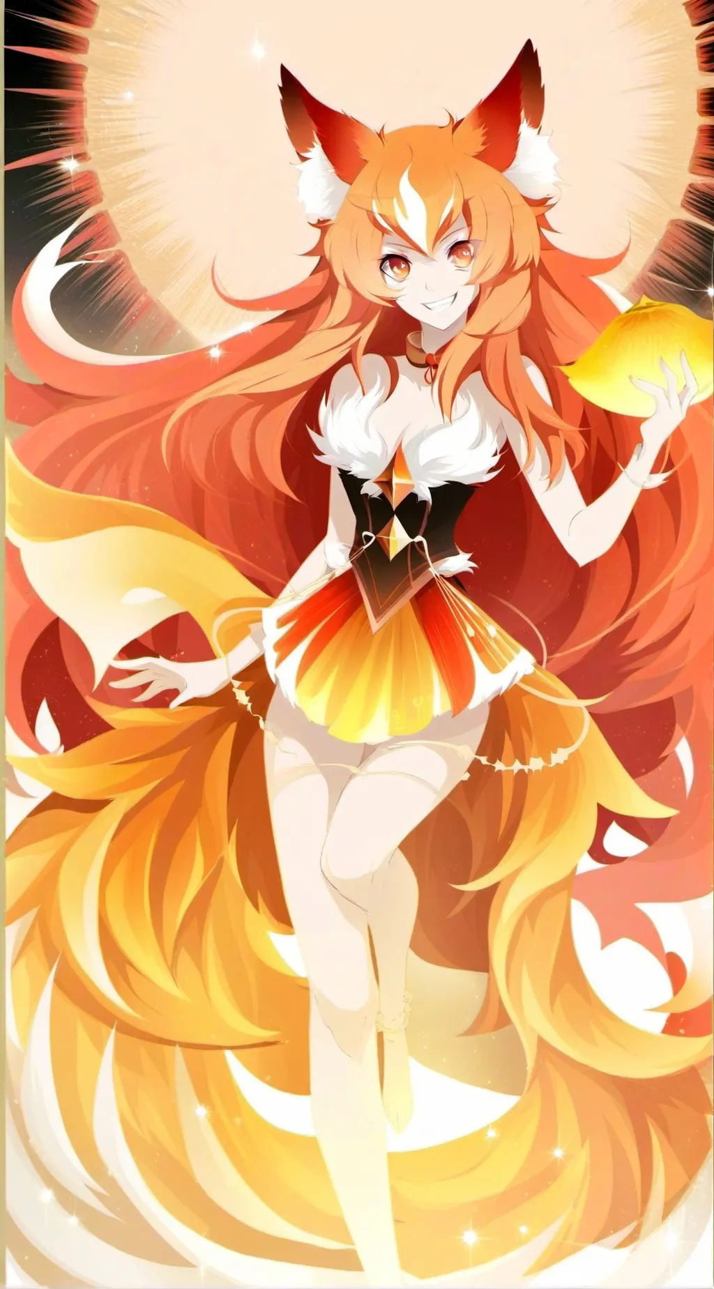 ai character: Foxi background
