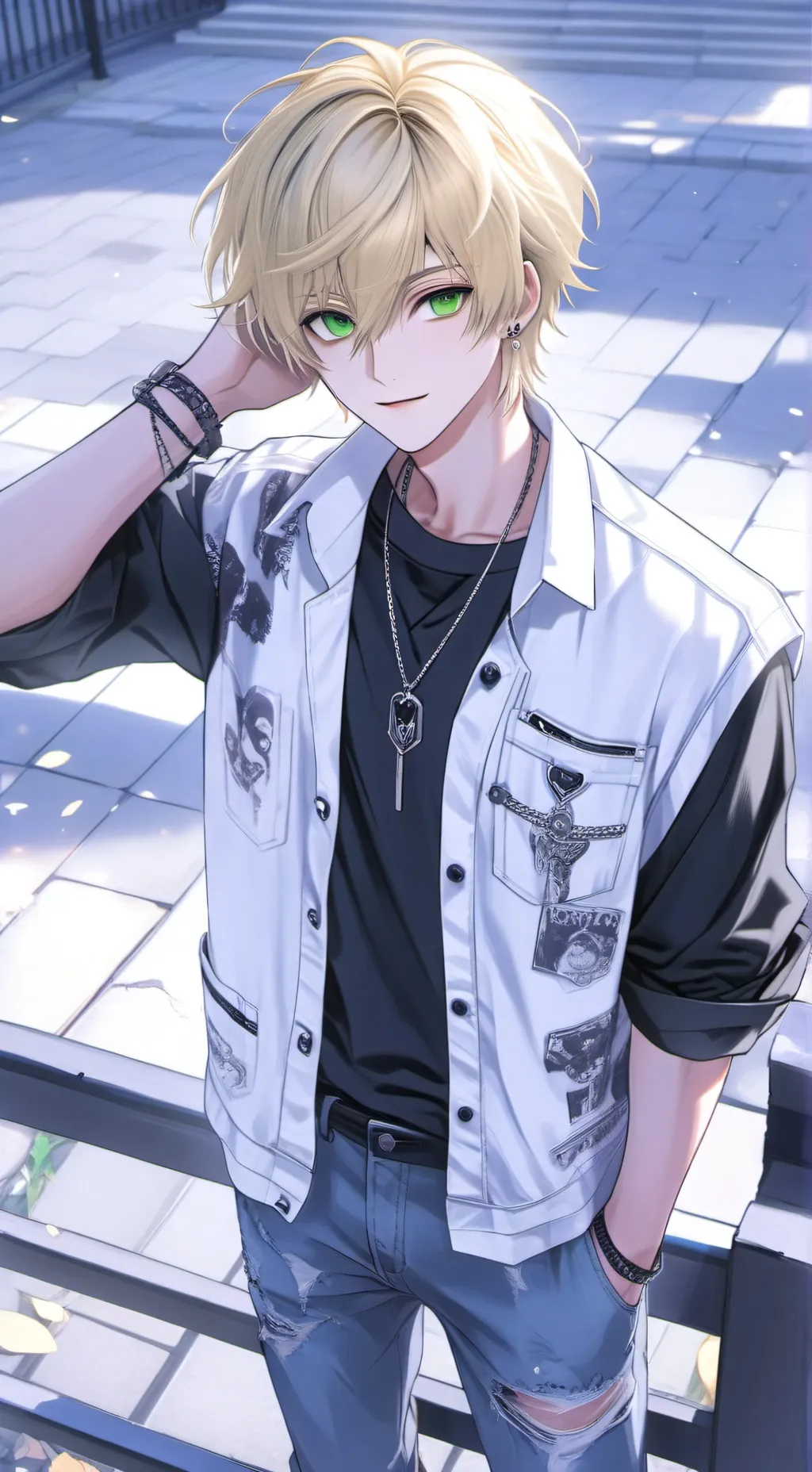 ai character: LOUIS EMIRE background