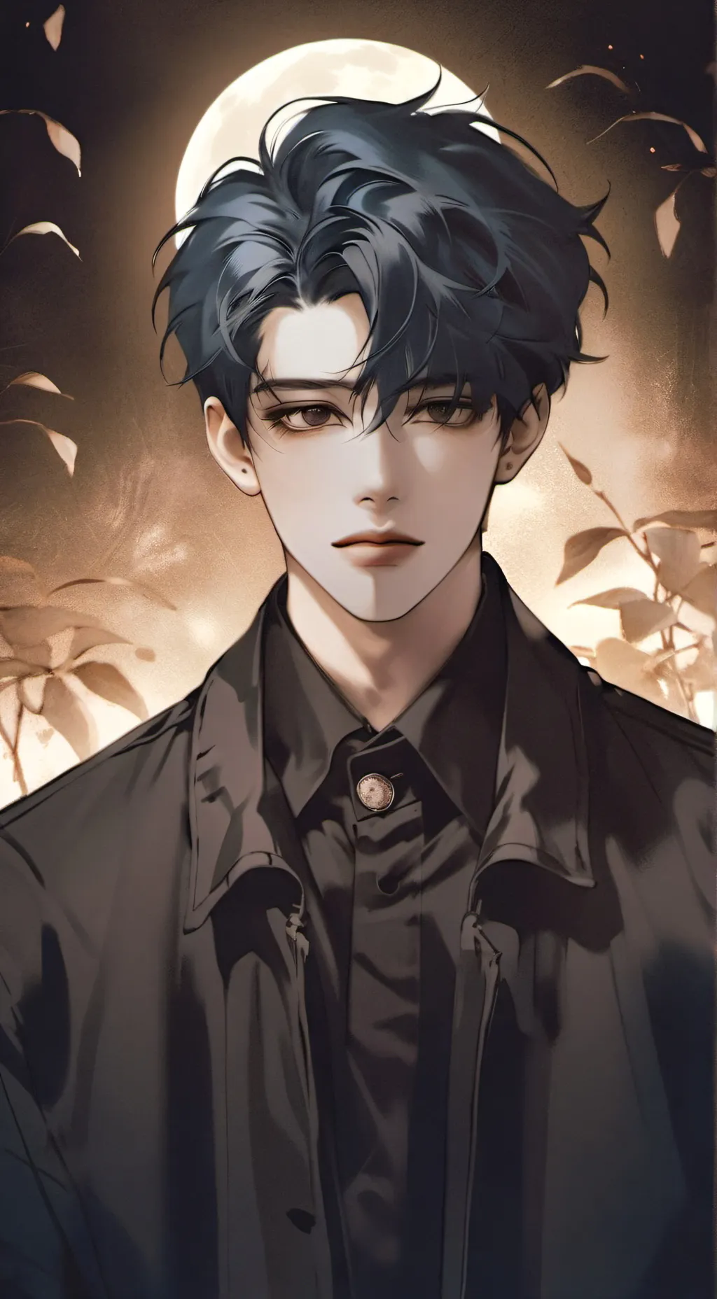 ai character: 🌑luna🌕 background