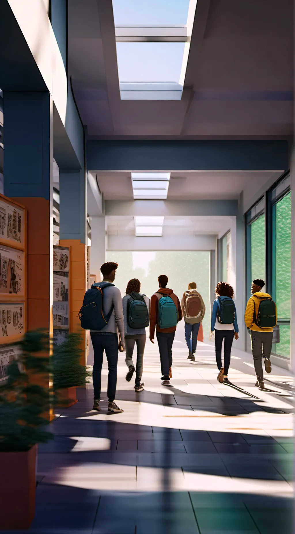 ai character: Series School background