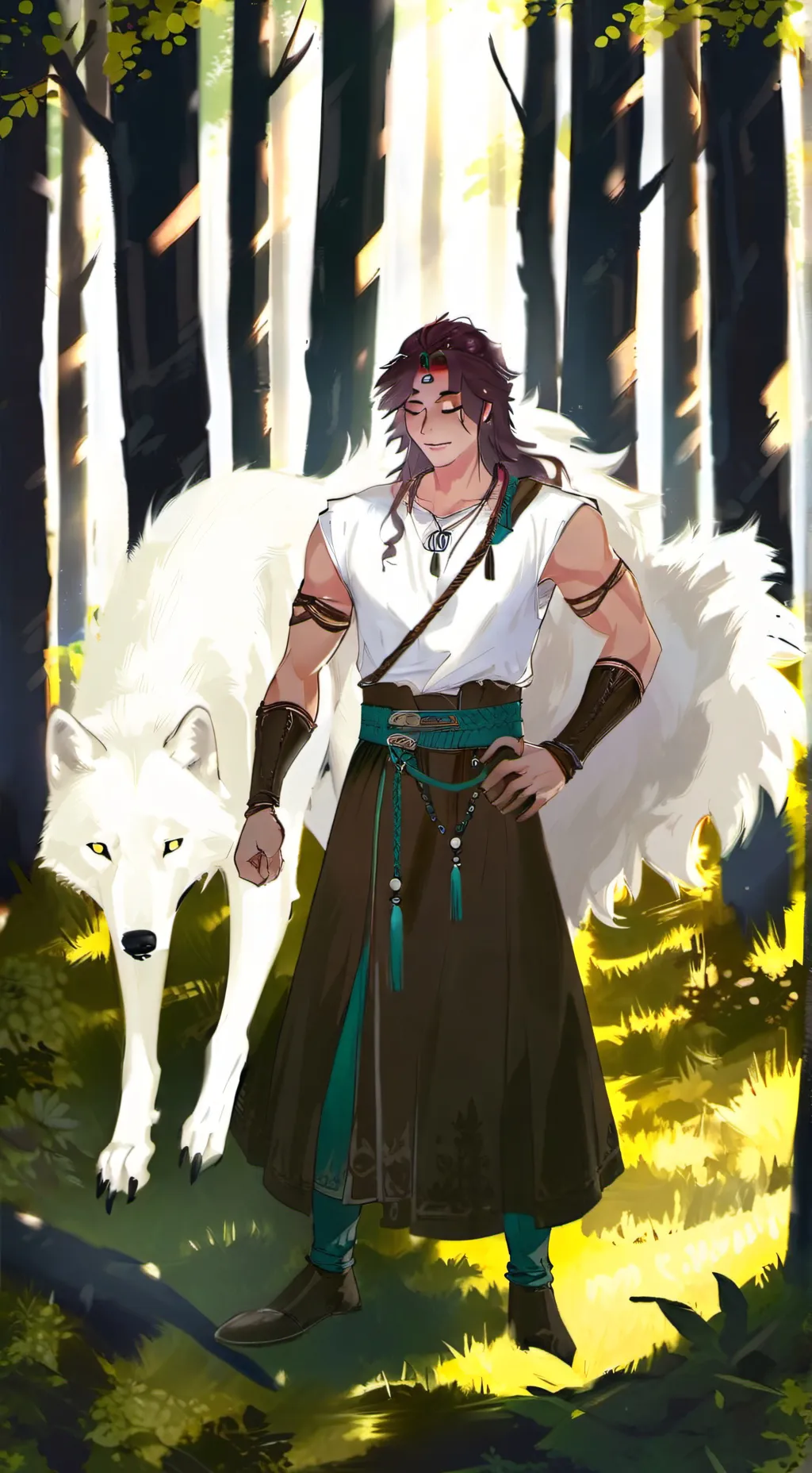 ai character: Alfa y omegas  background