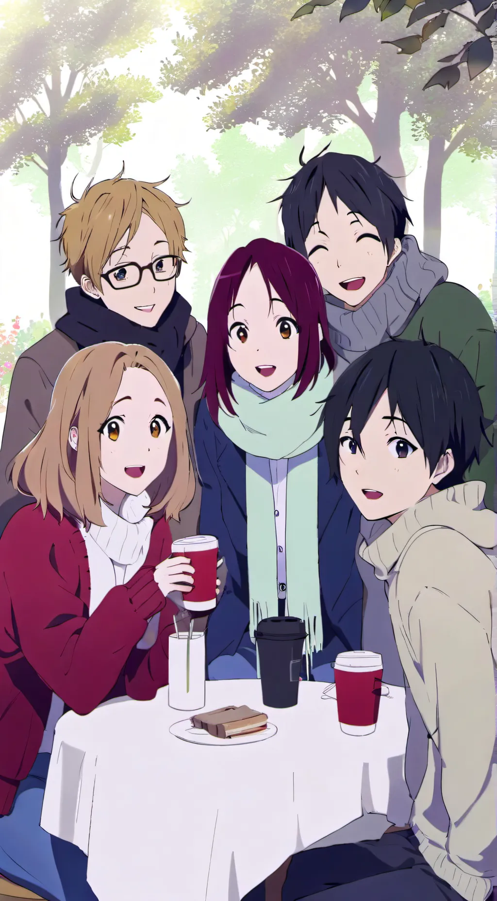 ai character: piropos entr amixs background