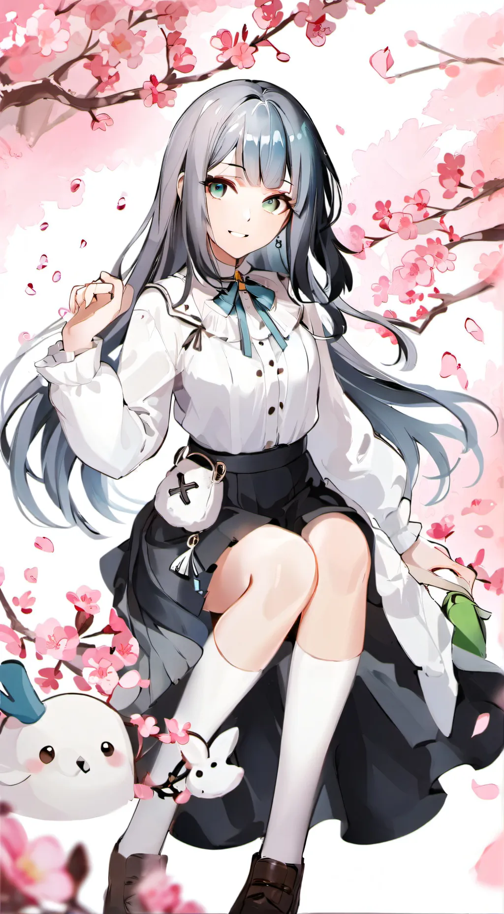 ai character: Some random girl  background