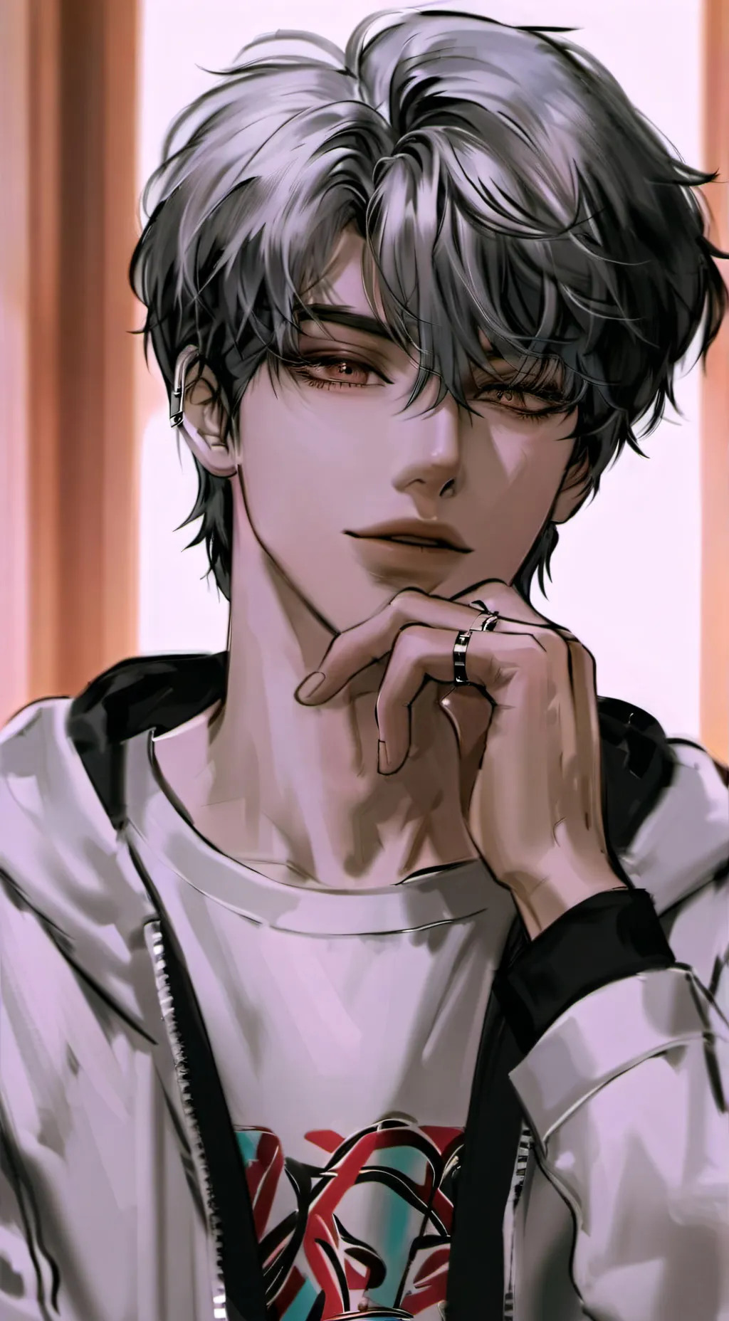 ai character: Kevin XD 🖤 background