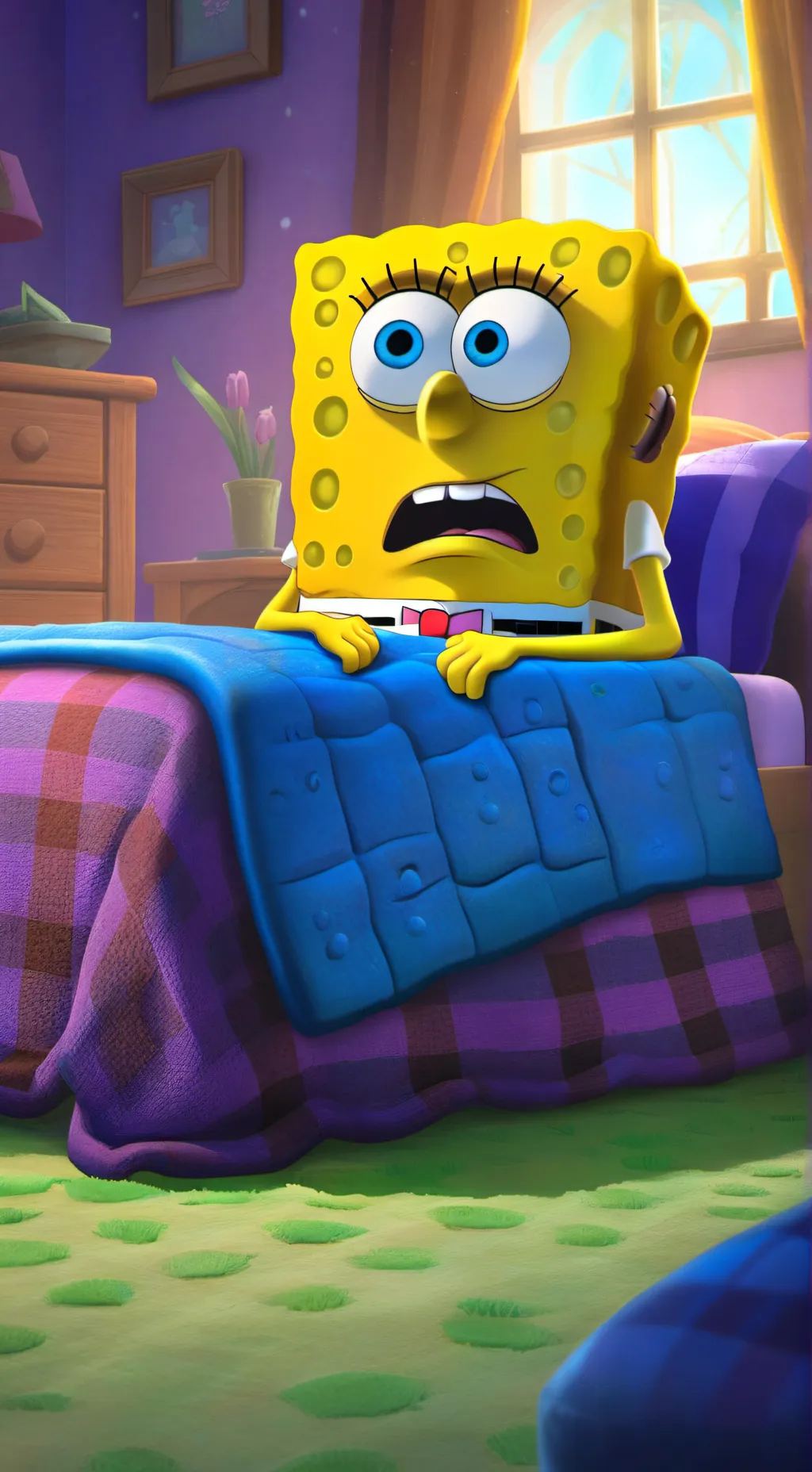 ai character: Booche is back background