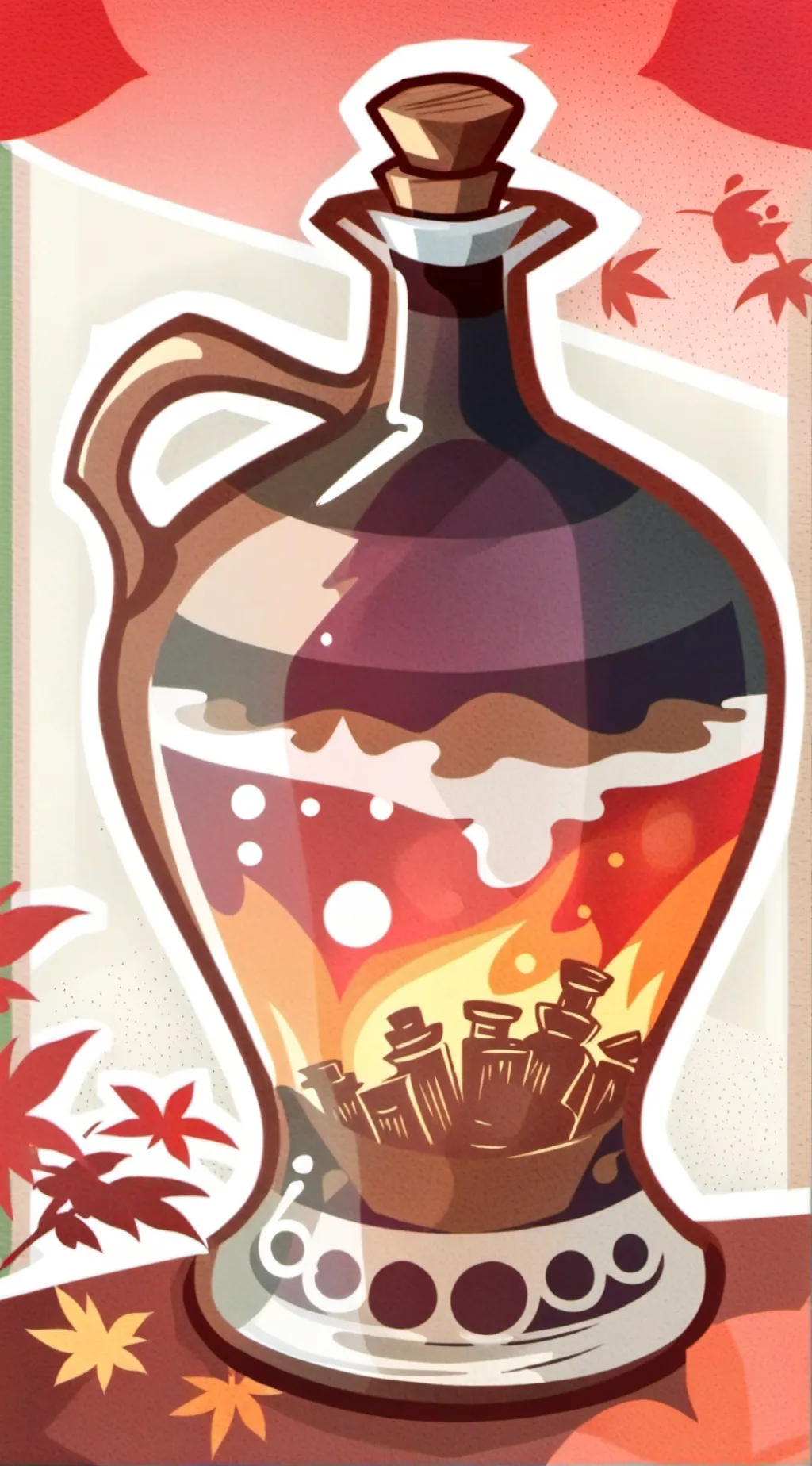 ai character: Diarrhea potion background