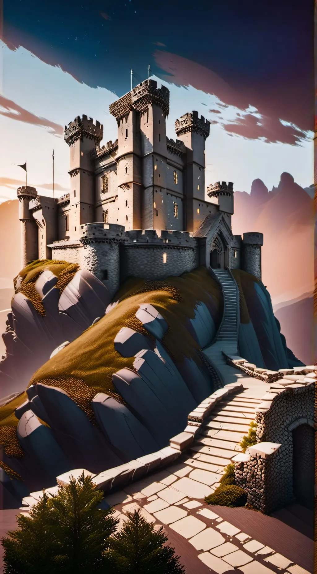 ai character: fly like a bird background